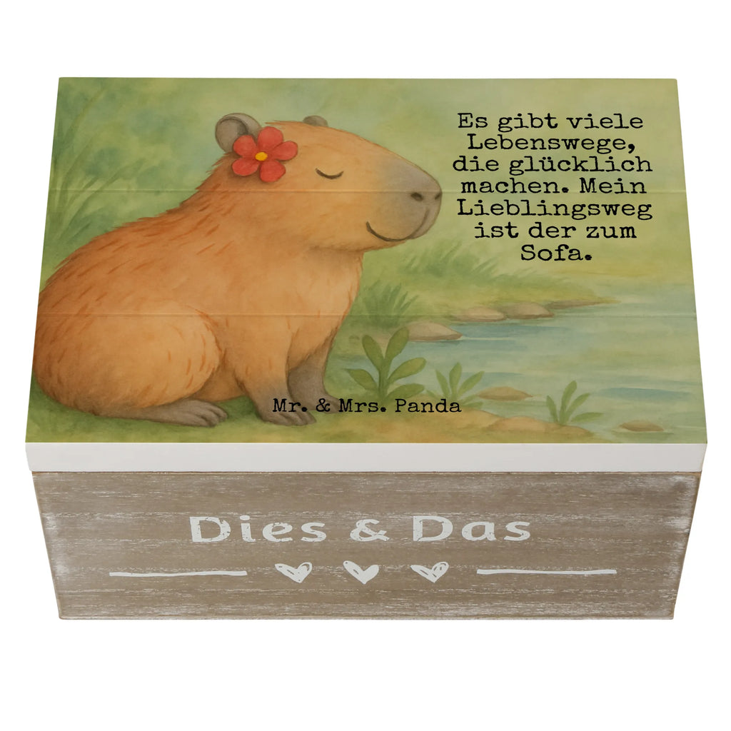 Holzkiste Capybara Blume Design Erinnerungskiste, Erinnerungsbox, Holzkiste, Kiste, Aufbewahrungsbox, Truhe, Dekokiste, Geschenkdose, Schatulle, Geschenkbox, XXL, Schatzkiste, Tiermotive, Gute Laune, lustige Sprüche, Tiere, Capybara