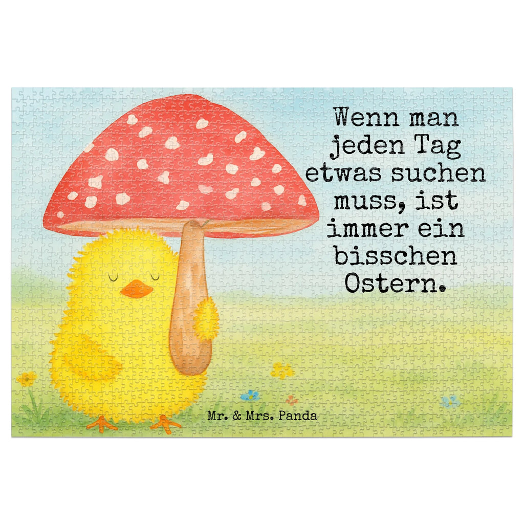 Puzzle chick toadstool Design Puzzle, Ostern, Osterhase, Ostergeschenke, Osternest, Osterdeko, Geschenke zu Ostern, Ostern Geschenk, Ostergeschenke Kinder, Ostern Kinder, Küken, Fliegenpilz, Glückspilz, Frohe Ostern, Ostergrüße