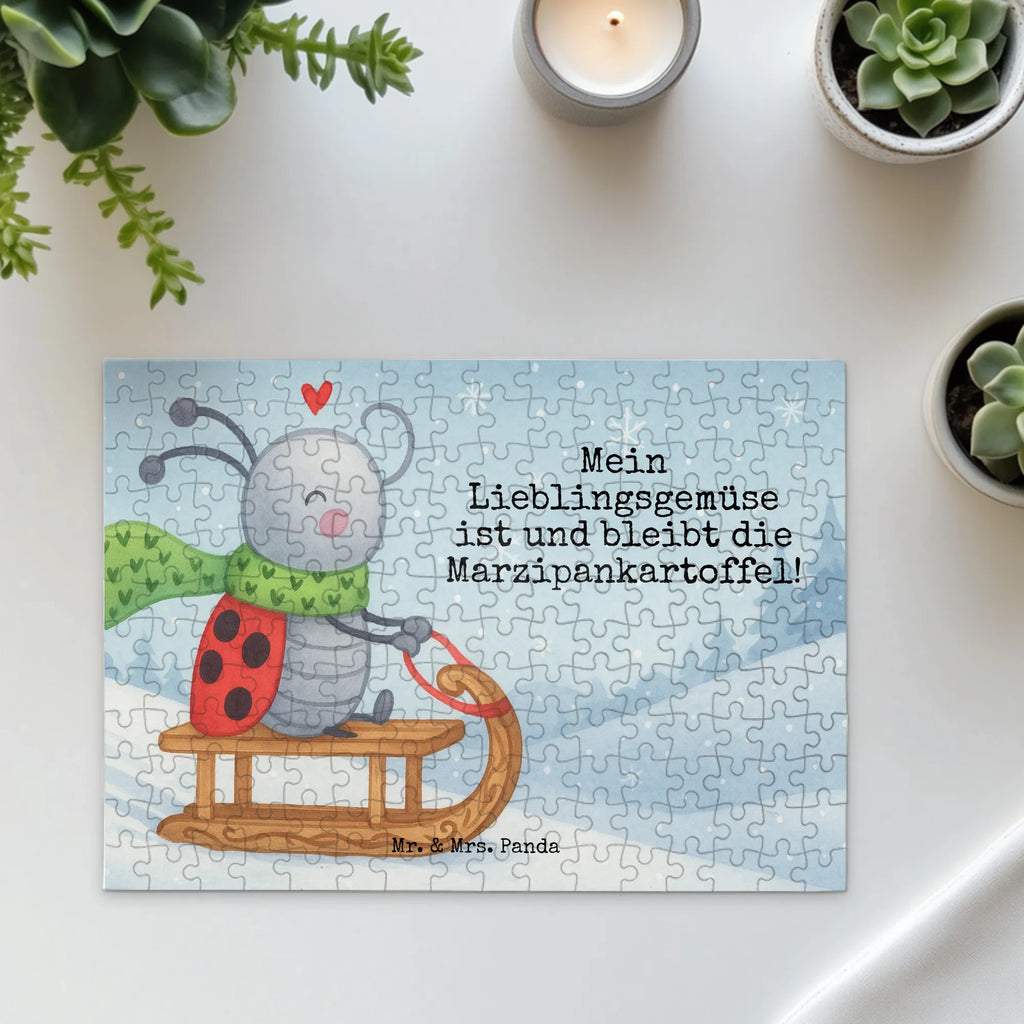 Puzzle Smörle Rodeln Design Puzzle, Winter, Weihnachten, Weihnachtsdeko, Nikolaus, Advent, Heiligabend, Wintermotiv, Marzipan, Smörle, Schlittenfahren