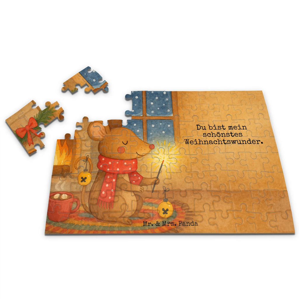 Puzzle Maus Weihnachten Design Puzzle, Wintermotiv, Advent, Heiligabend, Weihnachten, Winter, Nikolaus, Weihnachtsdeko, Mäuschen, Weihnachtsmotiv, Weihnachtsgruß, Maus, Weihnachtswunder, Frohe Weihnachten