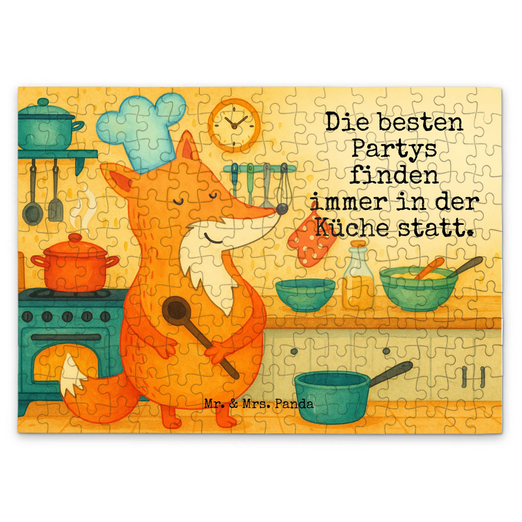 Puzzle Fuchs Koch Design Puzzle, Fuchs, Füchse, Koch Geschenk, Küche Deko, Küche Spruch, Party Spruch, witzig, Bäcker, Spruch lustig, Köche