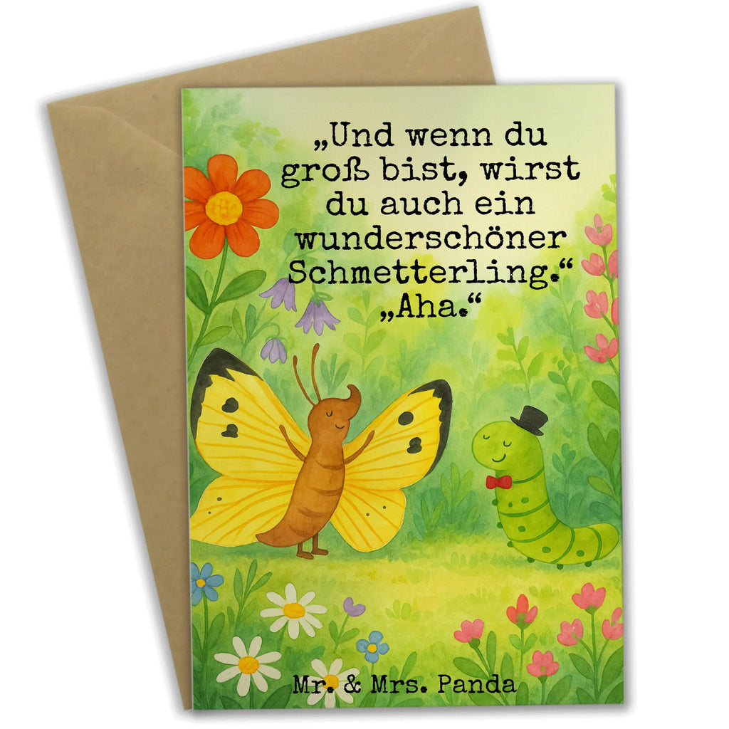 Grußkarte Raupe Schmetterling Design Grußkarte, Klappkarte, Einladungskarte, Glückwunschkarte, Hochzeitskarte, Geburtstagskarte, Karte, Ansichtskarten, Tiermotive, Gute Laune, lustige Sprüche, Tiere, Raupe, Schmetterling, Zitronenfalter, Entwicklung, Erwachsen werden, Kokon, Hut, Hütchen, Schönheit, Aufwachsen