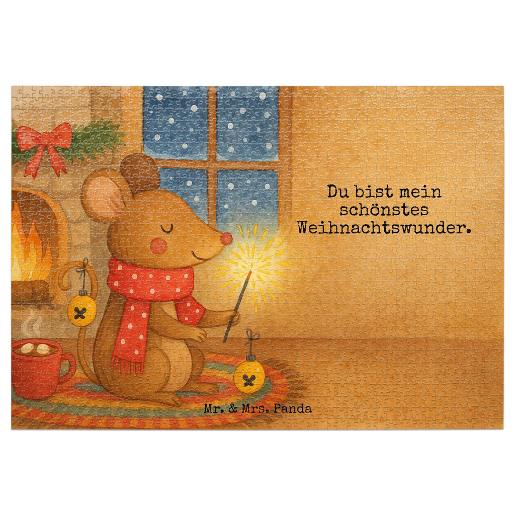 Puzzle Maus Weihnachten Design Puzzle, Wintermotiv, Advent, Heiligabend, Weihnachten, Winter, Nikolaus, Weihnachtsdeko, Mäuschen, Weihnachtsmotiv, Weihnachtsgruß, Maus, Weihnachtswunder, Frohe Weihnachten