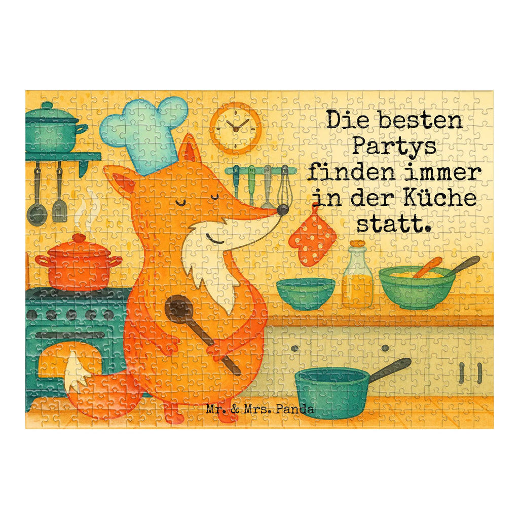 Puzzle Fuchs Koch Design Puzzle, Fuchs, Füchse, Koch Geschenk, Küche Deko, Küche Spruch, Party Spruch, witzig, Bäcker, Spruch lustig, Köche