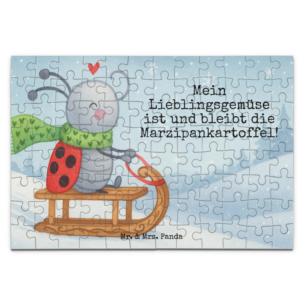 Puzzle Smörle Rodeln Design Puzzle, Winter, Weihnachten, Weihnachtsdeko, Nikolaus, Advent, Heiligabend, Wintermotiv, Marzipan, Smörle, Schlittenfahren