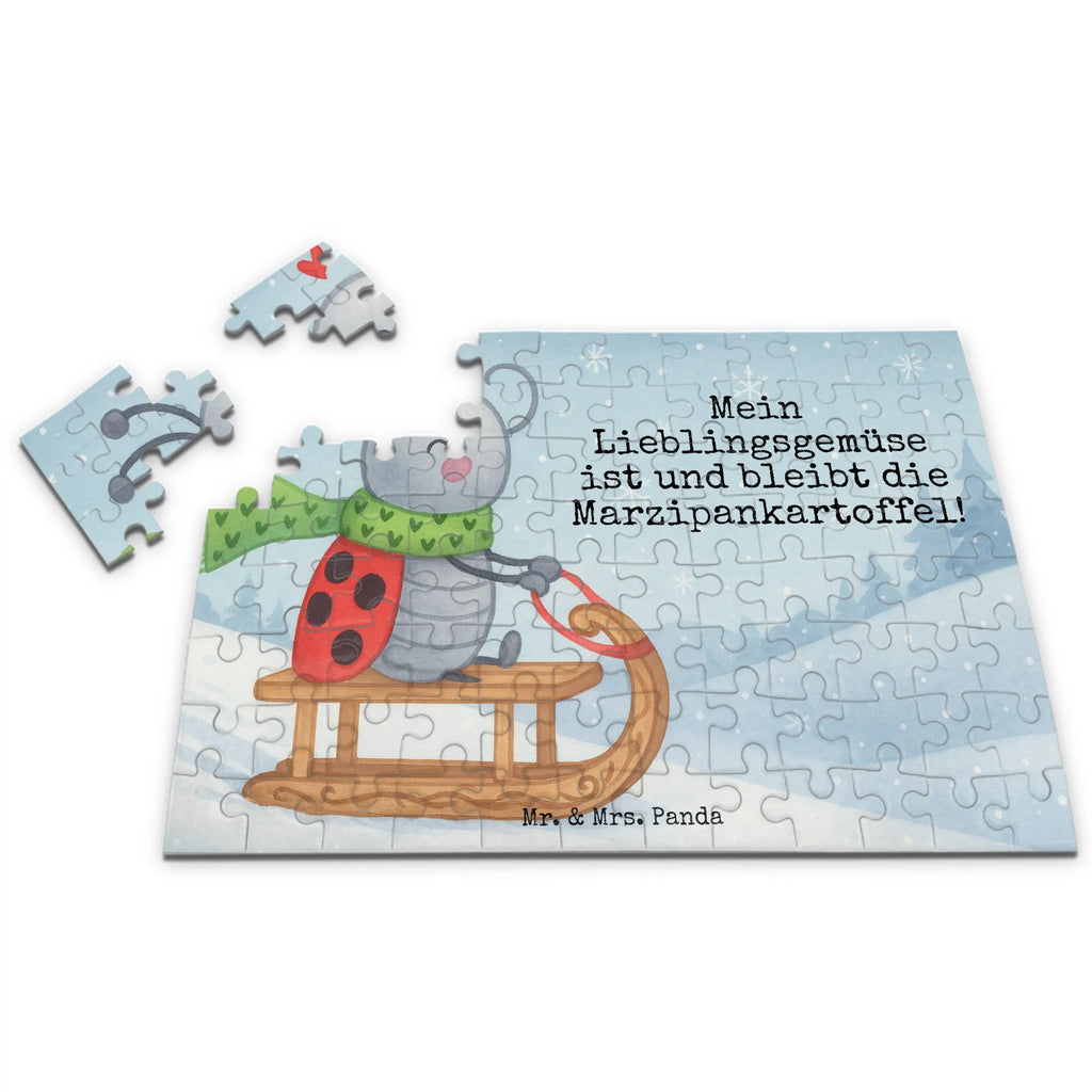 Puzzle Smörle Rodeln Design Puzzle, Winter, Weihnachten, Weihnachtsdeko, Nikolaus, Advent, Heiligabend, Wintermotiv, Marzipan, Smörle, Schlittenfahren