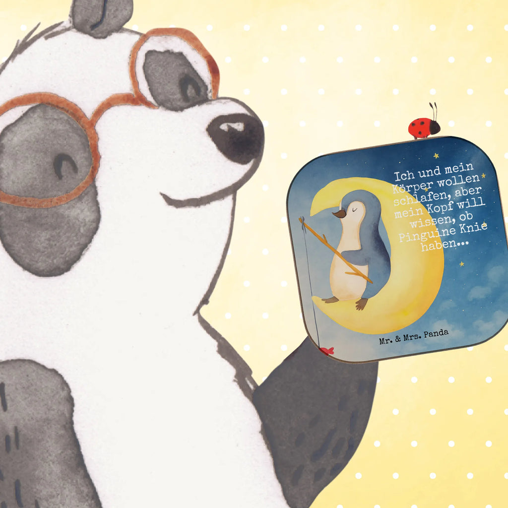 Square coaster Penguin moon Design Untersetzer, Bierdeckel, Glasuntersetzer, Untersetzer Gläser, Getränkeuntersetzer, Untersetzer aus Holz, Untersetzer für Gläser, Korkuntersetzer, Untersetzer Holz, Holzuntersetzer, Tassen Untersetzer, Untersetzer Design, Pinguin, Pinguine, Spruch, schlafen, Nachtruhe, Einschlafen, Schlafzimmer, Schlafstörungen, Gästezimmer