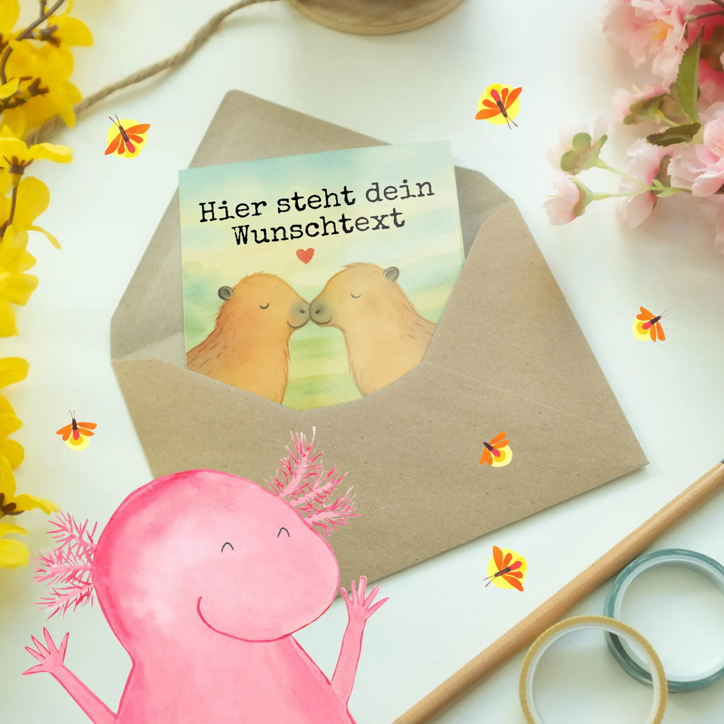 Personalisierte Grußkarte Capybara Liebe Design Grußkarte mit persönlichen Nachrichten, Grußkarte selbst gestalten, Personalisierte Einladungskarte, Personalisierte Geburtstagskarte, Grußkarte als Geldgeschenk, Personalisierte Grußkarte, Grußkarten personalisiert, Grußkarte selber drucken, Grußkarte mit Namen, Personalisierte Hochzeitskarte, Personalisierte Glückwunschkarte, Personalisierte Karte, Personalisiertere Klappkarte, Tiermotive, Gute Laune, lustige Sprüche, Tiere, Romantisches Geschenk, Partnertiere, Paar, Jahrestag, Ehejubiläum, Kuschel Capybaras, Liebesspruch, Herzlich, Verschmolzen, Beziehung, Du bist meins, Handgezeichnet, Capybara, Liebesbeweis, Ich bin deins, Geschenkidee, Valentinstag, Tierliebe, Liebe, verliebt