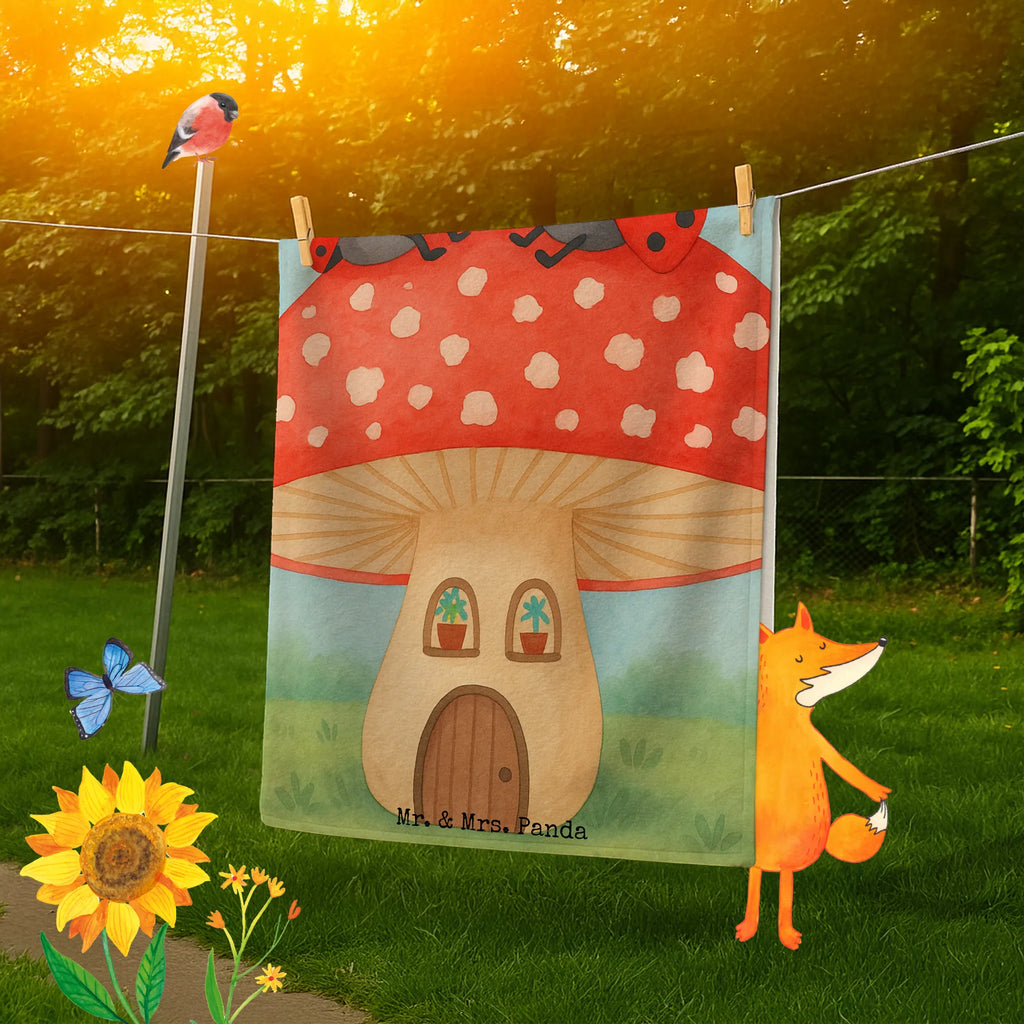 Personalisiertes Badehandtuch Marienkäfer Fliegenpilz Design Kinder Handtuch mit Namen, Personalisiertes Badetuch, Strandtuch mit Namen, Saunatuch mit Namen, Badetuch mit Namen, Duschtuch mit Namen, Personalisiertes Handtuch, Tiermotive, Gute Laune, lustige Sprüche, Tiere, Fliegenpilz, Wohnung, zuhause, Fleigenpilzhaus, Haus, Marienkäfer