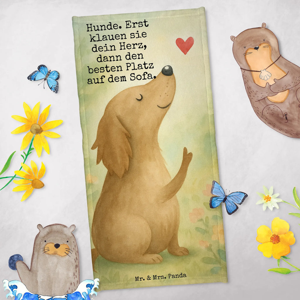 Badehandtuch Hund Liebe Design Duschtuch, Badetuch, Strandtuch, Saunatuch, Kinder Handtuch, Hund, Hundemotiv, Haustier, Hunderasse, Tierliebhaber, Hundebesitzer, Sprüche, Liebe, Hundeglück, Hundeliebe, Hunde, Frauchen