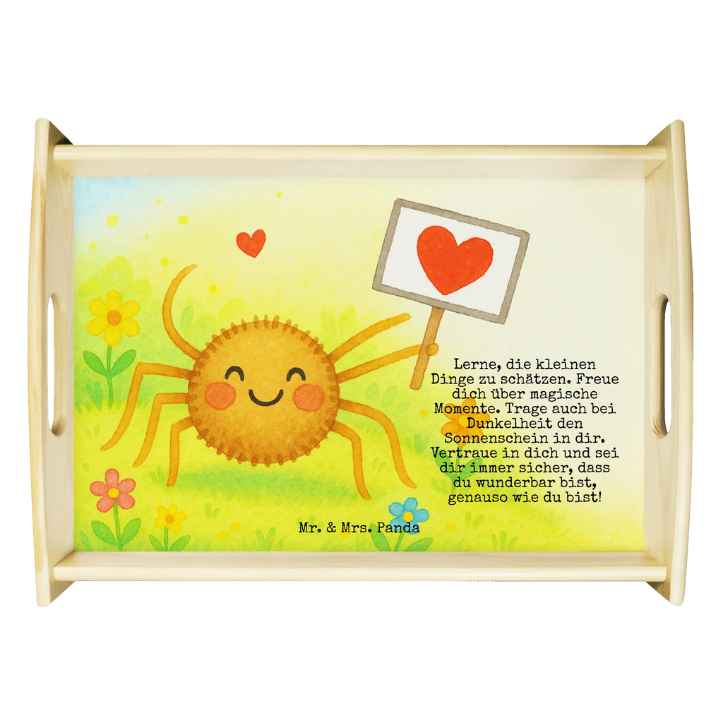 Serviertablett Spinne Agathe Motivation Design Serviertablett, Tablett, Holztablett, Küchentablett, Dekotablett, Frühstückstablett, Spinne Agathe, Spinne, Agathe, Videos, Merchandise, Motivation, Glück, Liebe, Vertrauen, Dankeschön