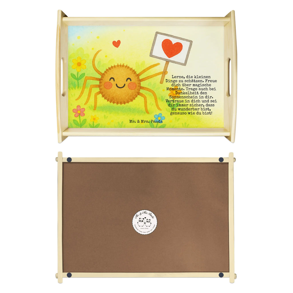 Serviertablett Spinne Agathe Motivation Design Serviertablett, Tablett, Holztablett, Küchentablett, Dekotablett, Frühstückstablett, Spinne Agathe, Spinne, Agathe, Videos, Merchandise, Motivation, Glück, Liebe, Vertrauen, Dankeschön