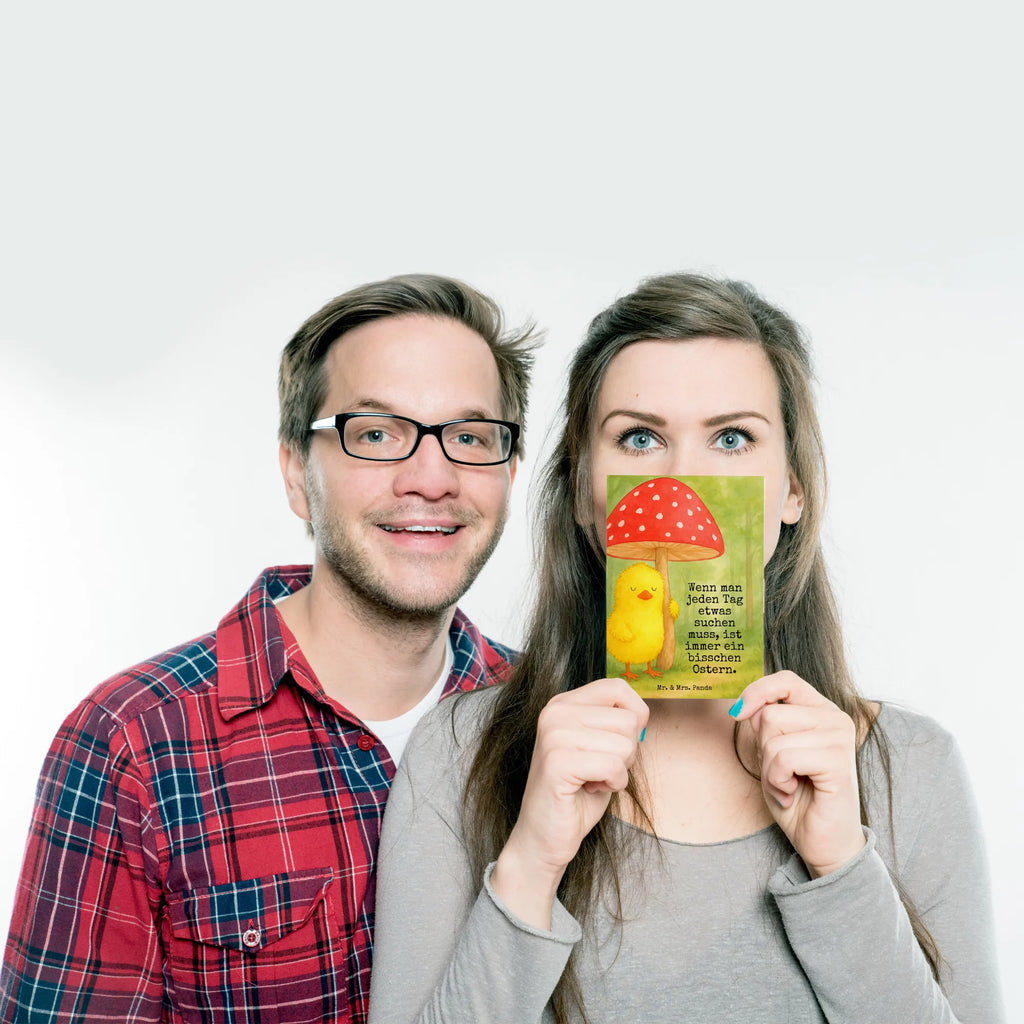 Postkarte Küken Fliegenpilz Design Postkarte, Karte, Geschenkkarte, Grußkarte, Einladung, Ansichtskarte, Geburtstagskarte, Einladungskarte, Dankeskarte, Ansichtskarten, Einladung Geburtstag, Einladungskarten Geburtstag, Ostern, Osterhase, Ostergeschenke, Osternest, Osterdeko, Geschenke zu Ostern, Ostern Geschenk, Ostergeschenke Kinder, Ostern Kinder, Küken, Fliegenpilz, Glückspilz, Frohe Ostern, Ostergrüße