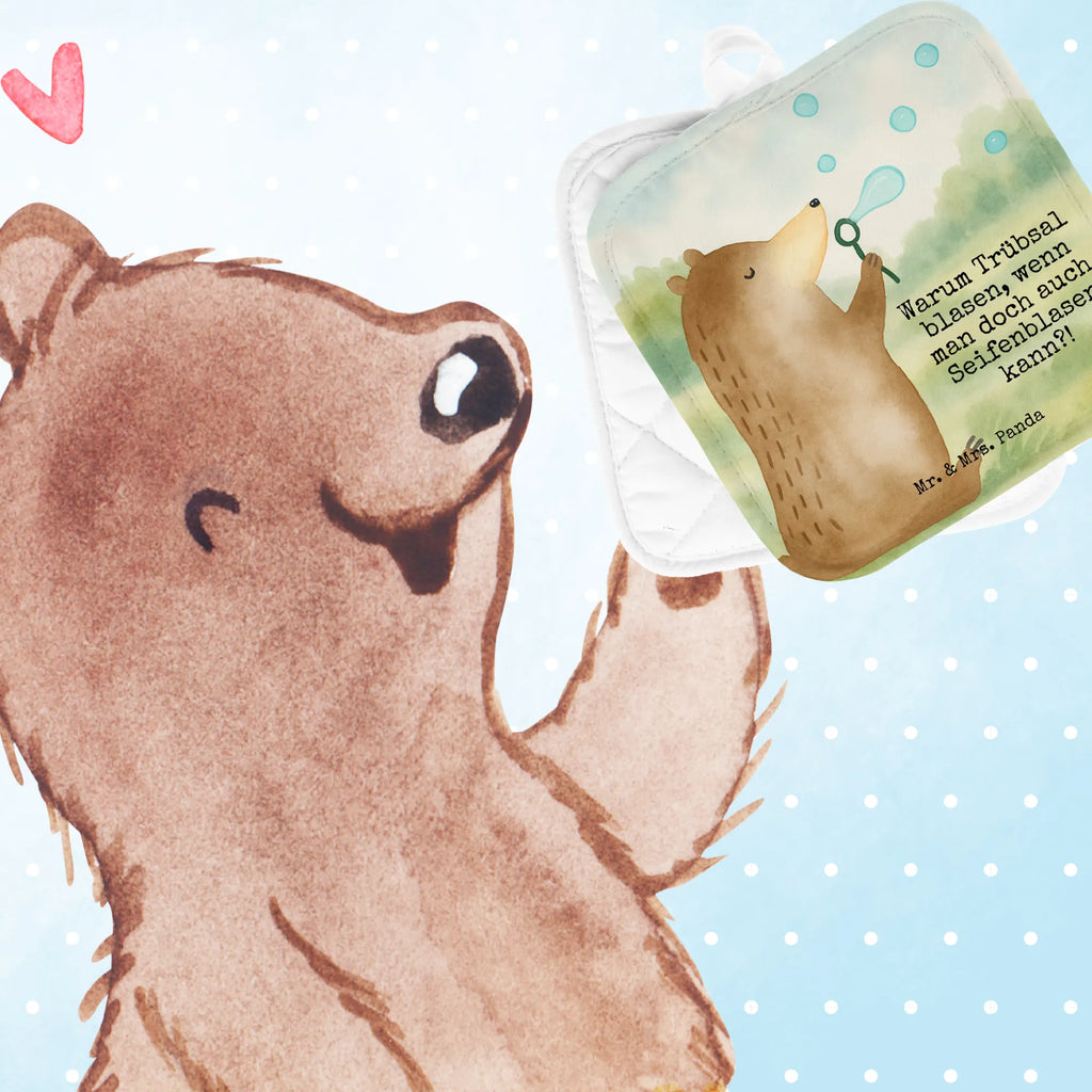 2er Set Topflappen  Bär Seifenblasen Design Topflappen, Topfuntersetzer, Ofenhandschuh, Topflappen Set, Topflappen lustig, Topflappen mit Spruch, Ofenhandschuhe, Topfhandschuhe, Topfhandschuh, Topflappenset, Topflappen 2er Set, Schöne Topflappen, Bär, Teddy, Teddybär, Seifenblasen Bär Lustig Sein Glücklich Traurig Happy