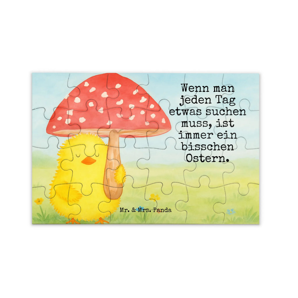 Puzzle chick toadstool Design Puzzle, Ostern, Osterhase, Ostergeschenke, Osternest, Osterdeko, Geschenke zu Ostern, Ostern Geschenk, Ostergeschenke Kinder, Ostern Kinder, Küken, Fliegenpilz, Glückspilz, Frohe Ostern, Ostergrüße
