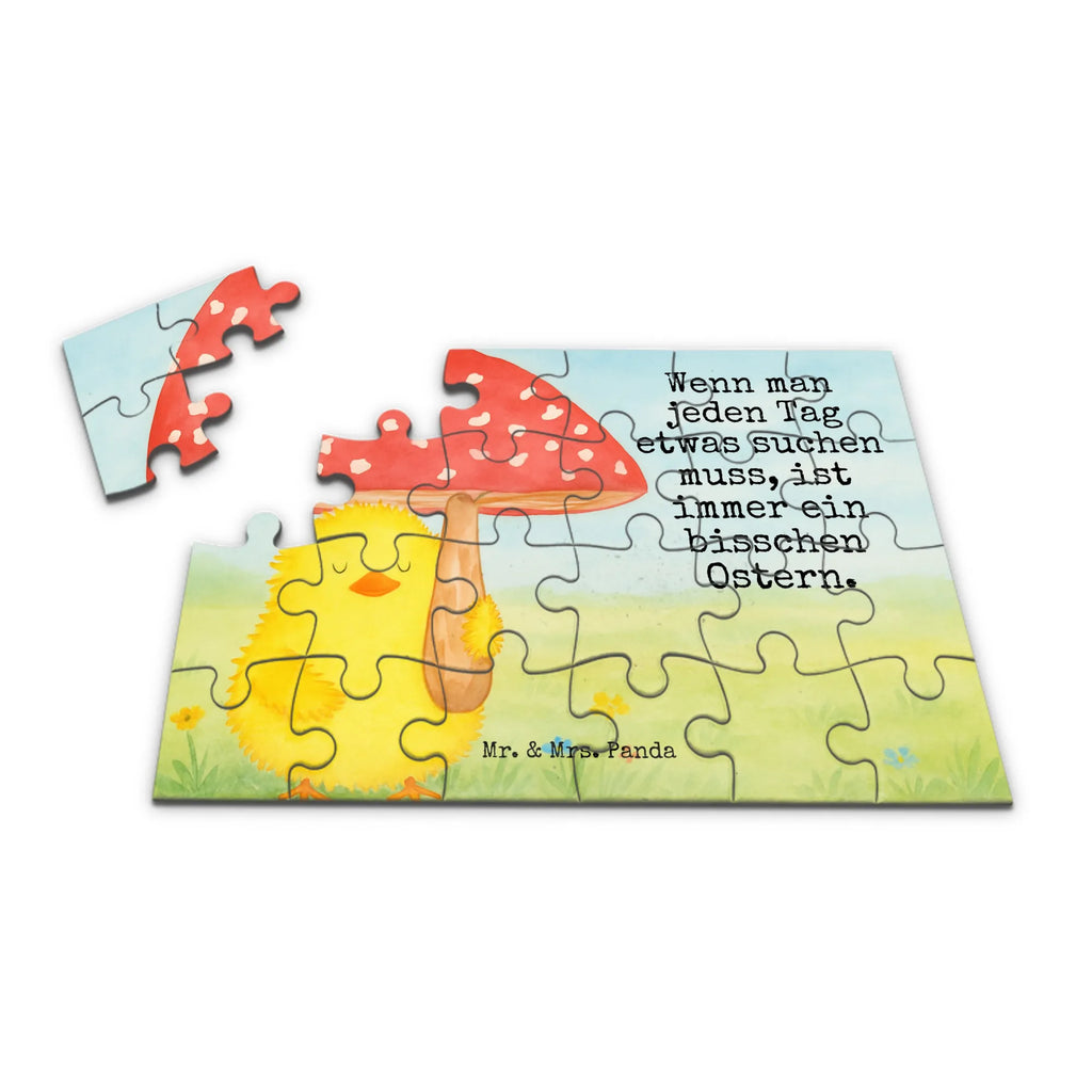 Puzzle chick toadstool Design Puzzle, Ostern, Osterhase, Ostergeschenke, Osternest, Osterdeko, Geschenke zu Ostern, Ostern Geschenk, Ostergeschenke Kinder, Ostern Kinder, Küken, Fliegenpilz, Glückspilz, Frohe Ostern, Ostergrüße