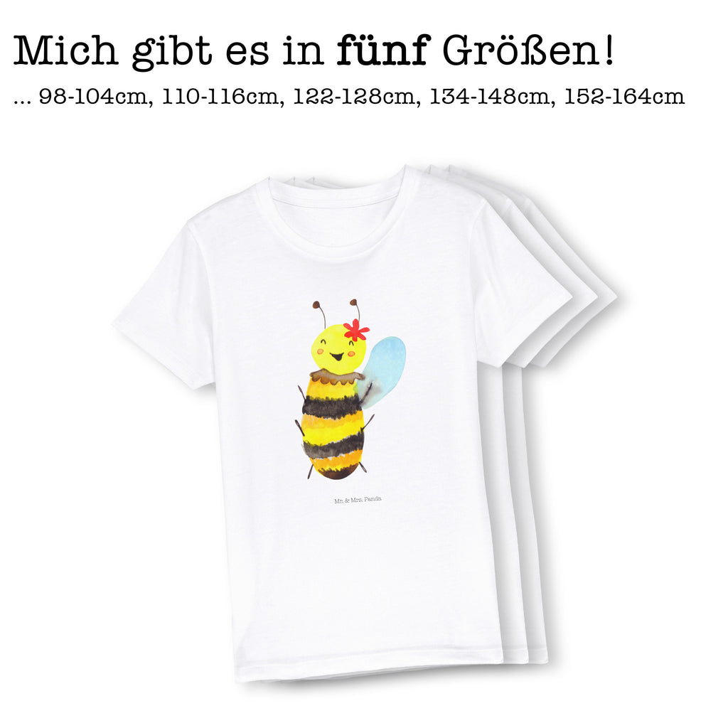 Organic Kinder T-Shirt Biene Happy Kinder T-Shirt, Kinder T-Shirt Mädchen, Kinder T-Shirt Jungen, Biene, Wespe, Hummel