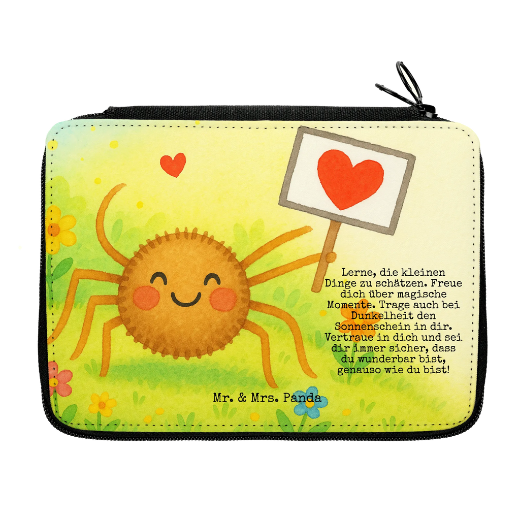 Leather folder Spider Agatha Motivation Design Federmappe, Stiftetasche, Stifte Etui, Schule, Einschulung, Geschenk, Kind, Schüler, Schülerin, Stifterolle, Federmäppchen, Motiv, Grundschule, Federmäppchen bedruckt, Büro Stifte Etui, Bestückte Federmappe, Kinder Federmappe, Federmappe Einschulung, Spinne Agathe, Spinne, Agathe, Videos, Merchandise, Motivation, Glück, Liebe, Vertrauen, Dankeschön