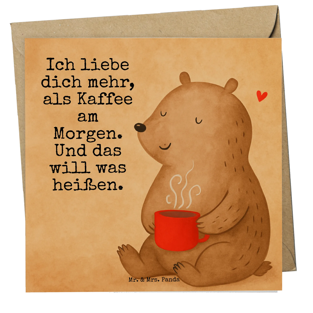 Deluxe Karte Bär Morgenkaffee Design Karte, Grußkarte, Klappkarte, Einladungskarte, Glückwunschkarte, Hochzeitskarte, Geburtstagskarte, Hochwertige Grußkarte, Hochwertige Klappkarte, Liebe, Partner, Freund, Freundin, Ehemann, Ehefrau, Heiraten, Verlobung, Heiratsantrag, Liebesgeschenk, Jahrestag, Hocheitstag, Valentinstag, Geschenk für Frauen, Hochzeitstag, Mitbringsel, Geschenk für Freundin, Geschenk für Partner, Liebesbeweis, für Männer, für Ehemann