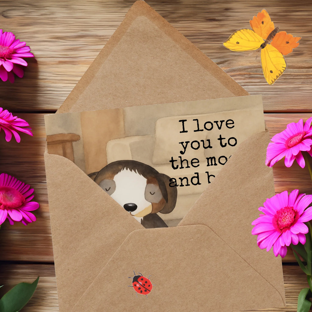 Deluxe Card Dog Relax Design Karte, Grußkarte, Klappkarte, Einladungskarte, Glückwunschkarte, Hochzeitskarte, Geburtstagskarte, Hochwertige Grußkarte, Hochwertige Klappkarte, Hund, Hundemotiv, Haustier, Hunderasse, Tierliebhaber, Hundebesitzer, Sprüche, schwarzer Hund, Hundeliebe, Liebe, Hundeglück