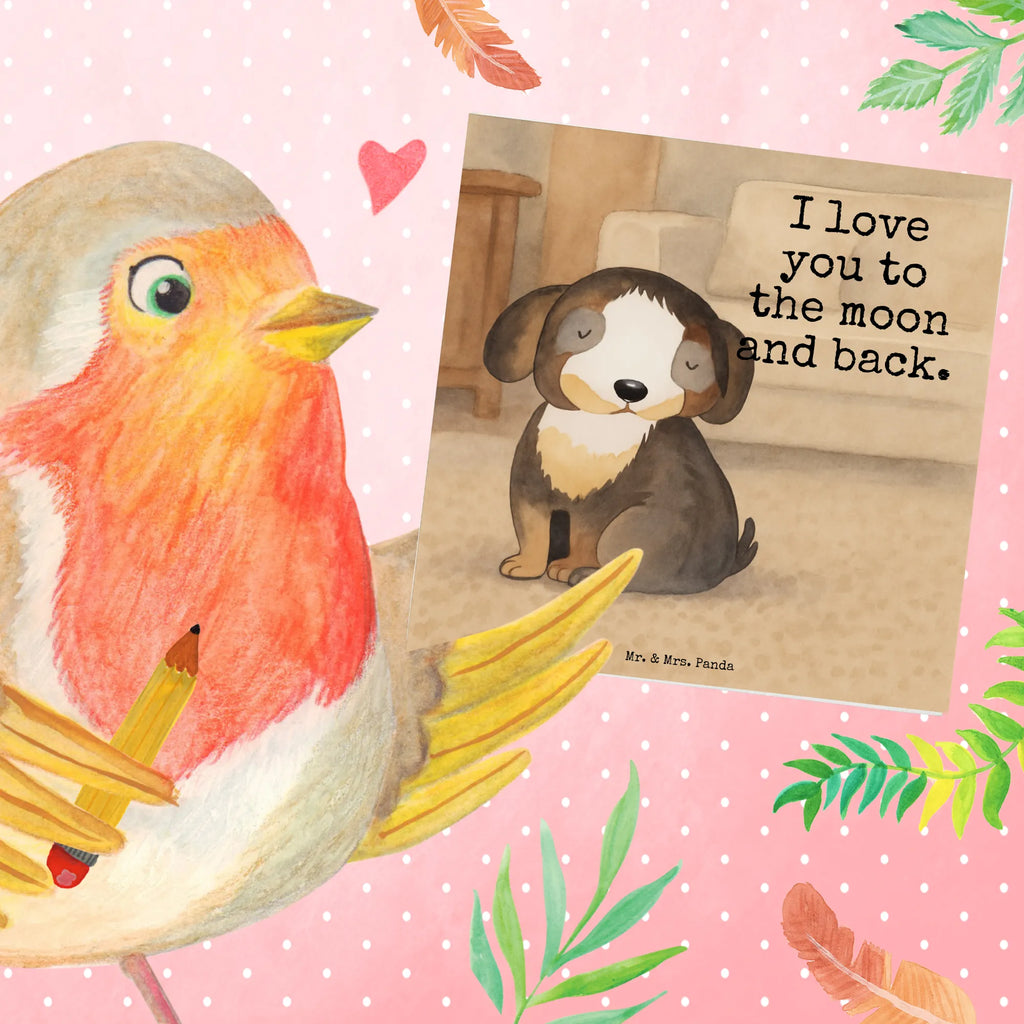 Deluxe Card Dog Relax Design Karte, Grußkarte, Klappkarte, Einladungskarte, Glückwunschkarte, Hochzeitskarte, Geburtstagskarte, Hochwertige Grußkarte, Hochwertige Klappkarte, Hund, Hundemotiv, Haustier, Hunderasse, Tierliebhaber, Hundebesitzer, Sprüche, schwarzer Hund, Hundeliebe, Liebe, Hundeglück