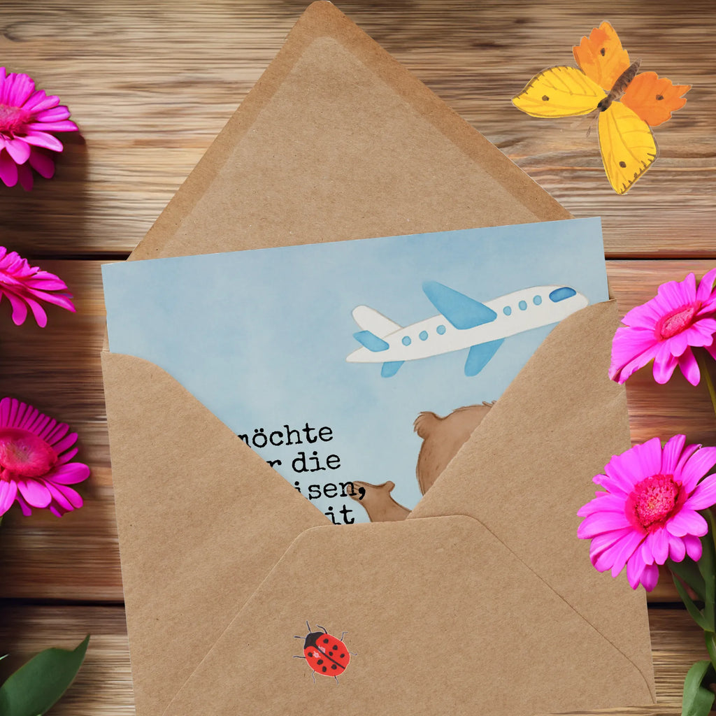 Deluxe Karte Bär Flugzeug Design Karte, Grußkarte, Klappkarte, Einladungskarte, Glückwunschkarte, Hochzeitskarte, Geburtstagskarte, Hochwertige Grußkarte, Hochwertige Klappkarte, Liebe, Partner, Freund, Freundin, Ehemann, Ehefrau, Heiraten, Verlobung, Heiratsantrag, Liebesgeschenk, Jahrestag, Hocheitstag, Valentinstag, Geschenk für Frauen, Hochzeitstag, Mitbringsel, Geschenk für Freundin, Geschenk für Partner, Liebesbeweis, für Männer, für Ehemann