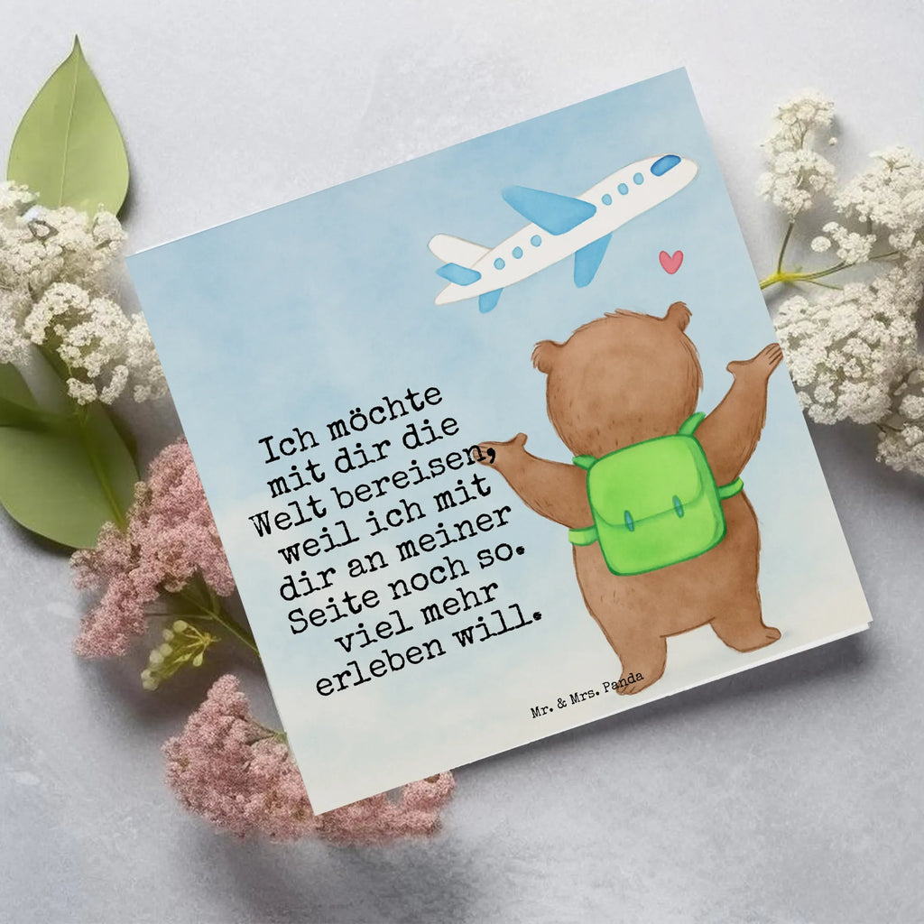 Deluxe Karte Bär Flugzeug Design Karte, Grußkarte, Klappkarte, Einladungskarte, Glückwunschkarte, Hochzeitskarte, Geburtstagskarte, Hochwertige Grußkarte, Hochwertige Klappkarte, Liebe, Partner, Freund, Freundin, Ehemann, Ehefrau, Heiraten, Verlobung, Heiratsantrag, Liebesgeschenk, Jahrestag, Hocheitstag, Valentinstag, Geschenk für Frauen, Hochzeitstag, Mitbringsel, Geschenk für Freundin, Geschenk für Partner, Liebesbeweis, für Männer, für Ehemann