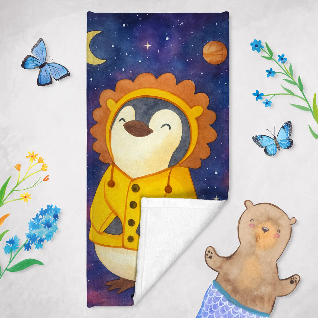 Badehandtuch Löwe Astrologie Design Duschtuch, Strandtuch, Badetuch, Saunatuch, Kinder Handtuch, Tierkreiszeichen, Sternzeichen, Horoskop, Astrologie, Aszendent, Löwe, Geschenkidee zum Geburtstag, Geburtstagsgeschenk, Sternzeichen Löwe