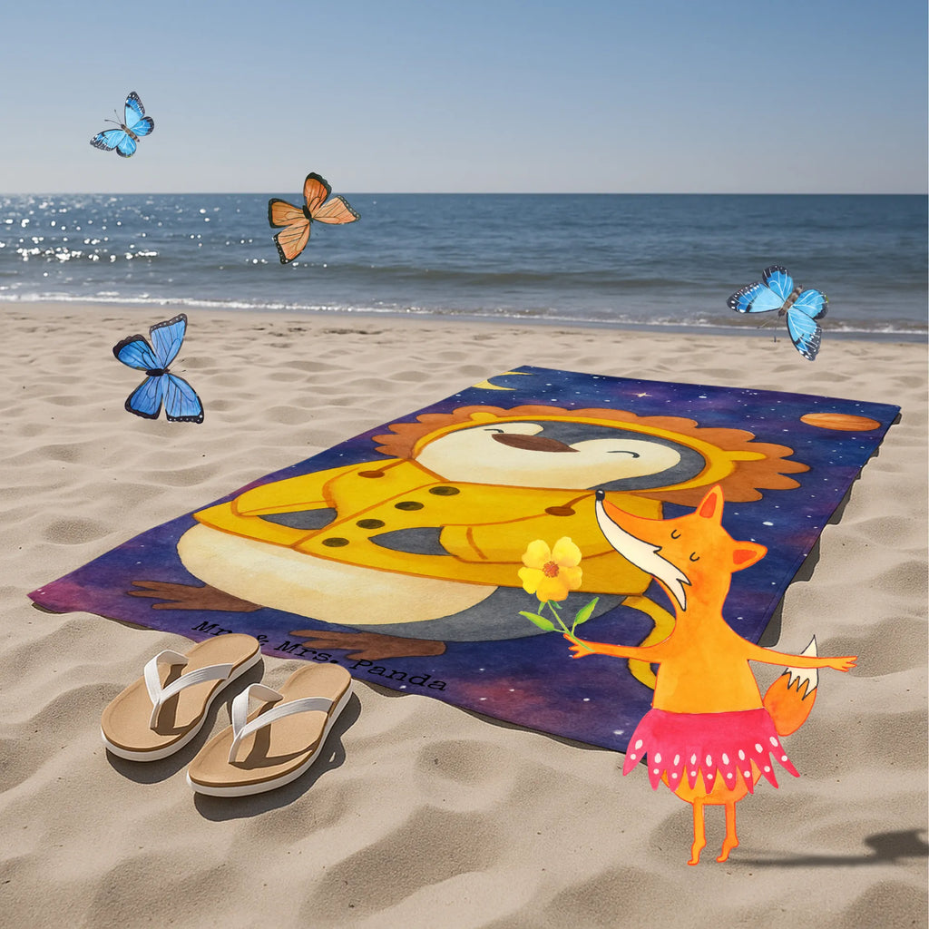 Badehandtuch Löwe Astrologie Design Duschtuch, Strandtuch, Badetuch, Saunatuch, Kinder Handtuch, Tierkreiszeichen, Sternzeichen, Horoskop, Astrologie, Aszendent, Löwe, Geschenkidee zum Geburtstag, Geburtstagsgeschenk, Sternzeichen Löwe