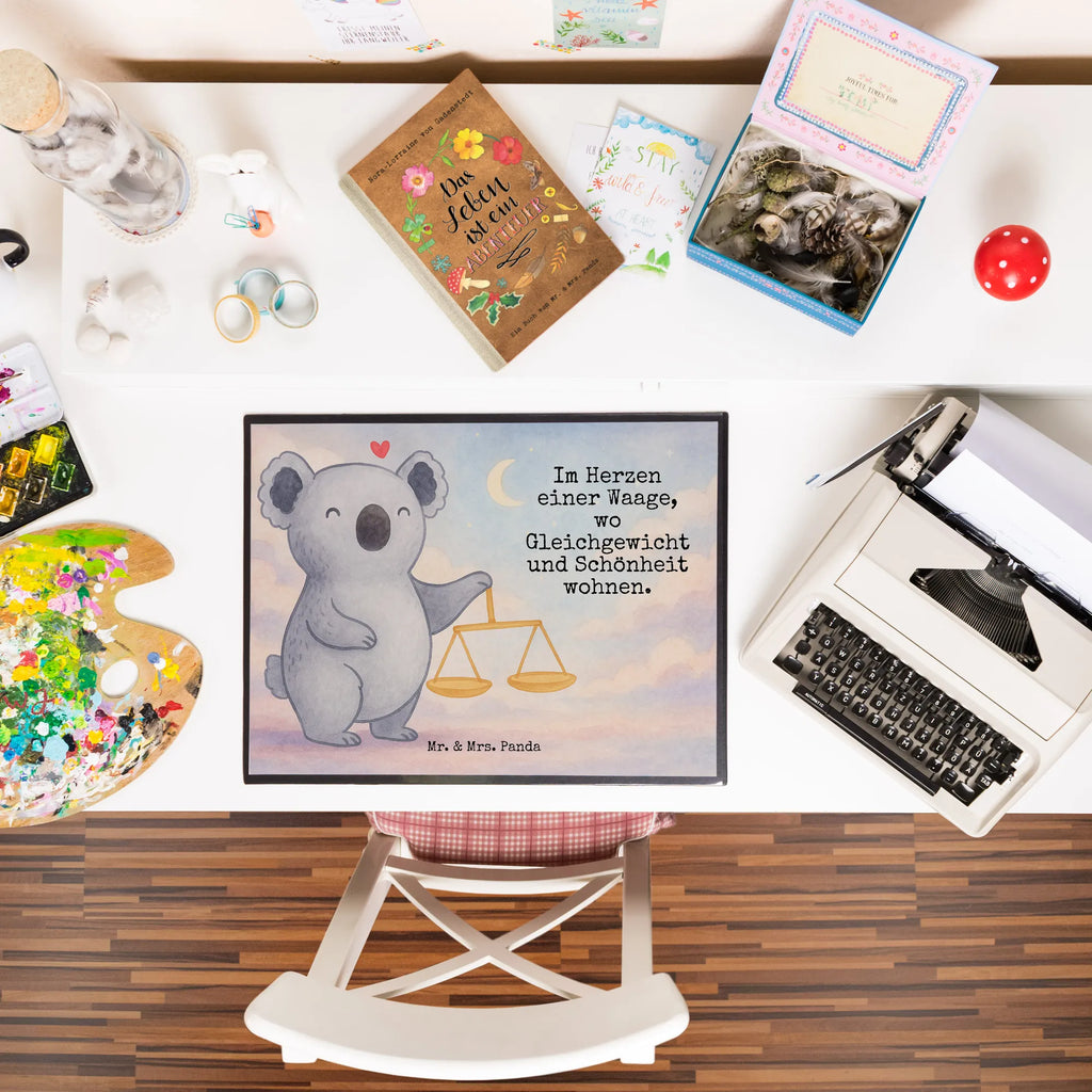 Podkładka na biurko Waga Astrologia Design Schreibunterlage, Schreibwaren, Schreibtischunterlage Groß, Schreibtisch Unterlagen, Bürobedarf, Büroartikel, Schreibtischauflage, Tierkreiszeichen, Sternzeichen, Horoskop, Astrologie, Aszendent, Waage, Geschenk zum Geburtstag, Geschenk, Geburtstagsgeschenk