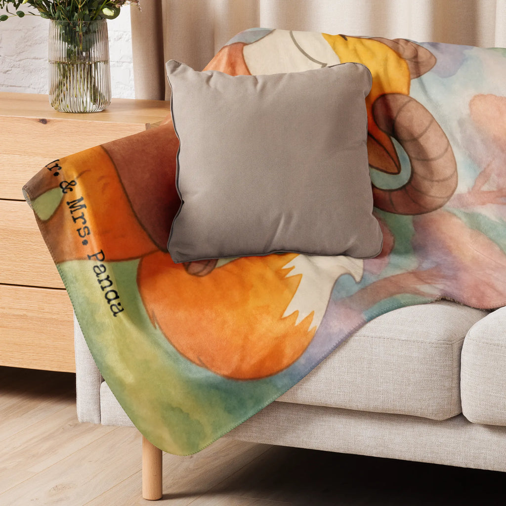 Sherpa cuddly blanket Aries Astrology Design Tierkreiszeichen, Sternzeichen, Horoskop, Astrologie, Aszendent, Widder, Geschenk, Geburtstagsgeschenk