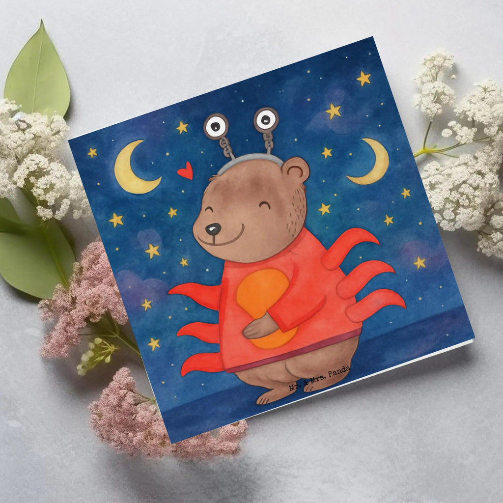 Deluxe Karte Krebs Astrologie Design Einladungskarte, Karte, Hochwertige Klappkarte, Glückwunschkarte, Geburtstagskarte, Hochwertige Grußkarte, Klappkarte, Hochzeitskarte, Grußkarte, Tierkreiszeichen, Sternzeichen, Horoskop, Astrologie, Aszendent, Geburtstagsgeschenk, Krebs, Geschenk