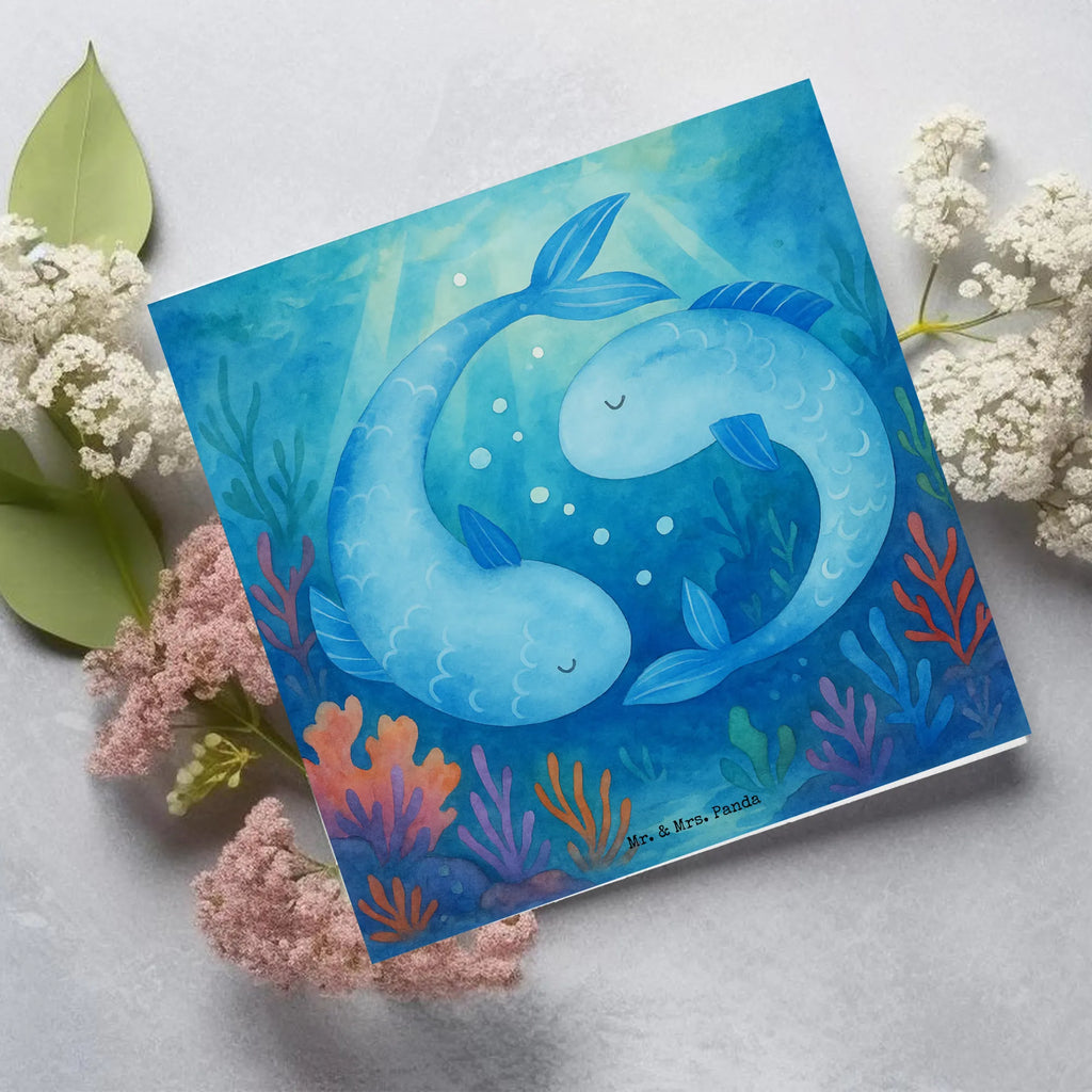 Karta Deluxe znak zodiaku Ryby Design Geburtstagskarte, Karte, Hochzeitskarte, Grußkarte, Hochwertige Grußkarte, Glückwunschkarte, Klappkarte, Hochwertige Klappkarte, Einladungskarte, Tierkreiszeichen, Sternzeichen, Horoskop, Astrologie, Aszendent, Fische Geschenk, Fische Sternbild, Fisch, Geschenk Februar, Geschenk März, Geburtstag Februar, Geburtstag März, Fische Sternzeichen