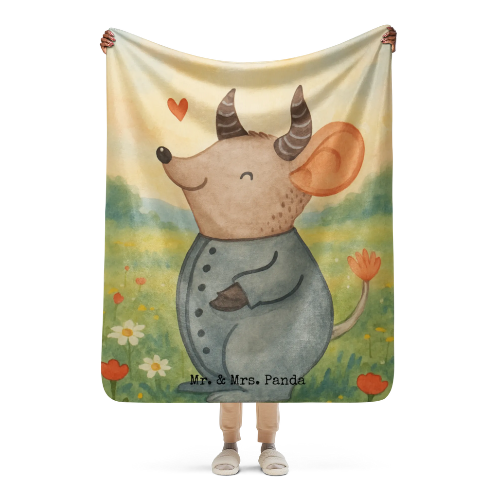 Sherpa Kuscheldecke Stier Astrologie Design Tierkreiszeichen, Sternzeichen, Horoskop, Astrologie, Aszendent, Geschenkidee zum Geburtstag, Geschenk, Stier, Geburtstagsgeschenk