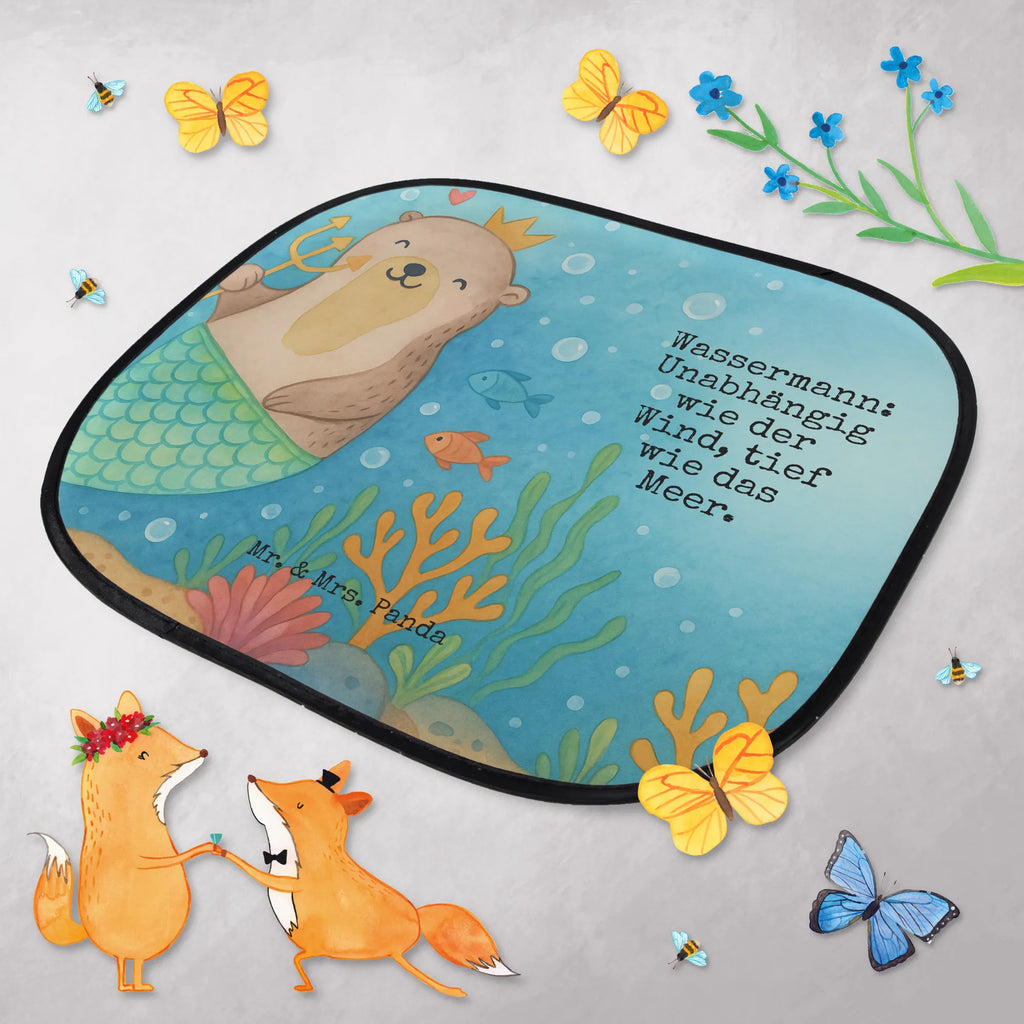 Osłona przeciwsłoneczna do samochodu Wodnik Astrologia Design Znak zodiaku, gwiazdozbiór, horoskop, astrologia, ascendent