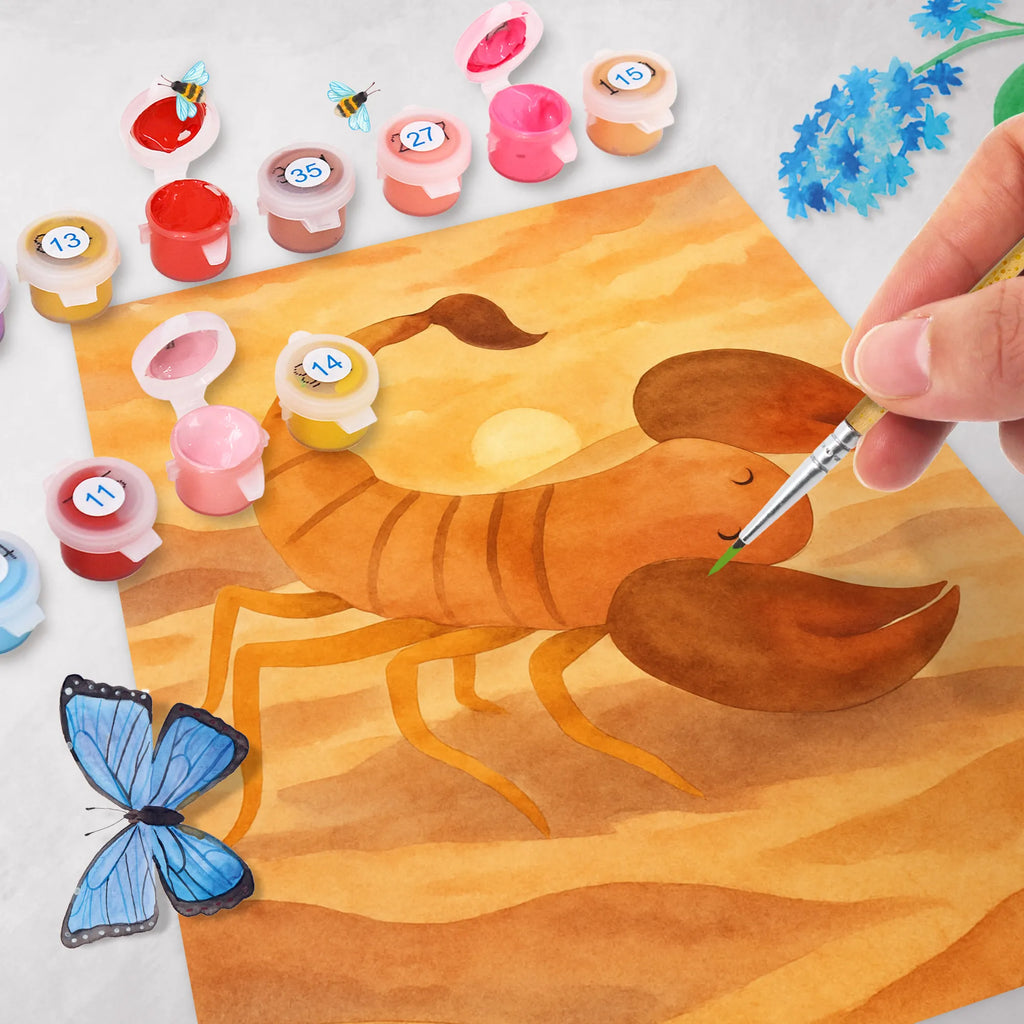 Malen nach Zahlen Sternzeichen Skorpion Design Malen, Kunstwerk, Baseln, DIY, Bastelidee, Malen nach Zahlen, Künstler, Ausmalbild, Kreativität, Tierkreiszeichen, Sternzeichen, Horoskop, Astrologie, Aszendent, Geschenk Oktober, Geburtstag November, Geschenk November, Skorpion Geschenk, Skorpione, Geburtstag Oktober, Skorpion Sternzeichen