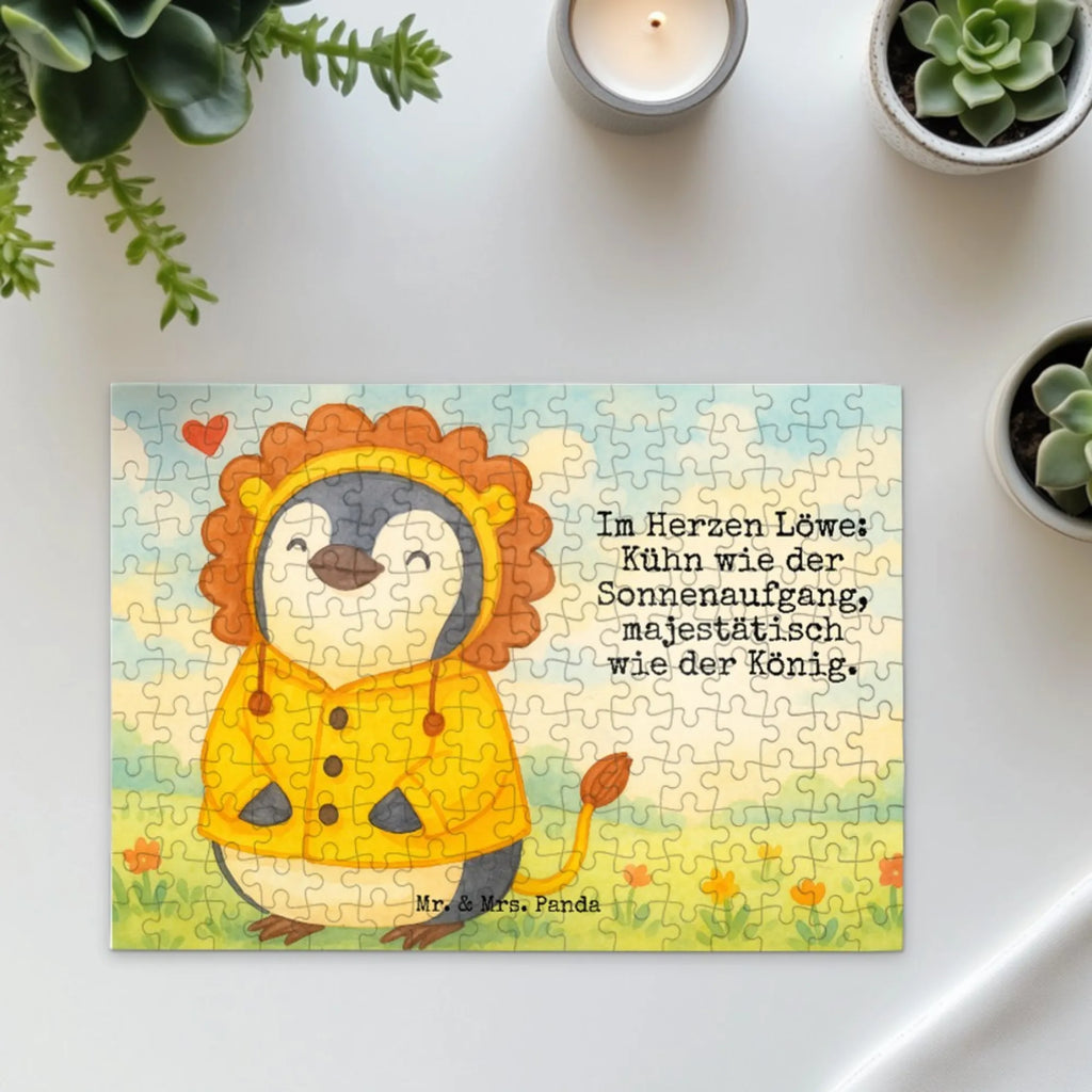 Puzzle Löwe Astrologie Design Puzzle, Tierkreiszeichen, Sternzeichen, Horoskop, Astrologie, Aszendent, Geburtstagsgeschenk, Geschenkidee zum Geburtstag, Sternzeichen Löwe, Löwe