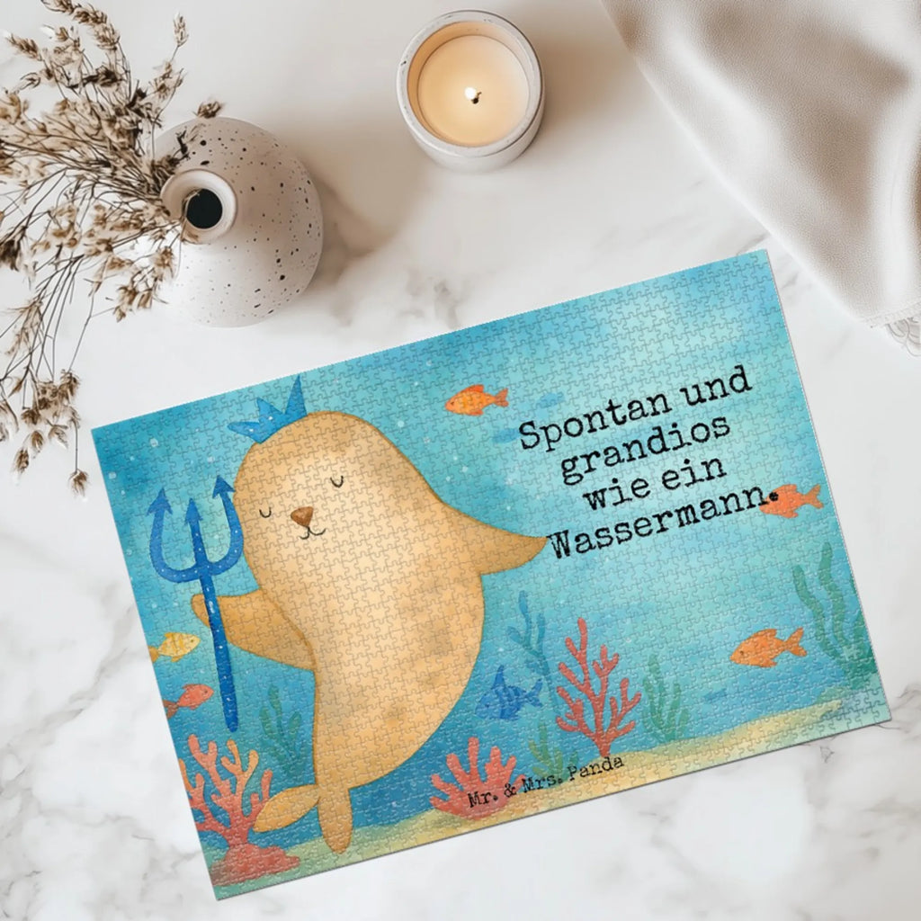 Puzzle znak zodiaku Wodnik Design Puzzle, Tierkreiszeichen, Sternzeichen, Horoskop, Astrologie, Aszendent, Wassermann Geschenk, Wassermann Sternzeichen, Geschenk Februar, Meermann, Geburtstag Januar, Geschenk Januar, Geburtstag Februar, Meer Geschenk, Nix