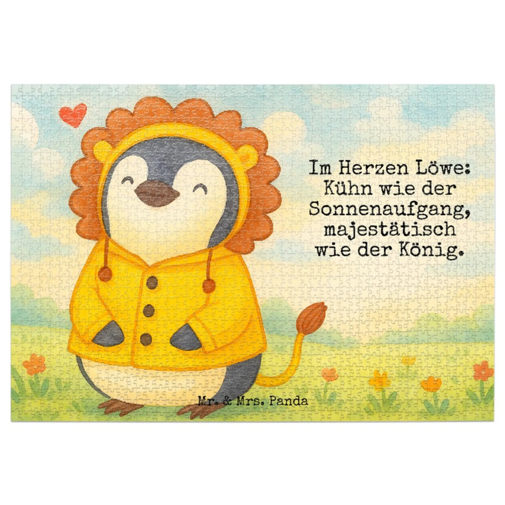 Puzzle Löwe Astrologie Design Puzzle, Tierkreiszeichen, Sternzeichen, Horoskop, Astrologie, Aszendent, Geburtstagsgeschenk, Geschenkidee zum Geburtstag, Sternzeichen Löwe, Löwe