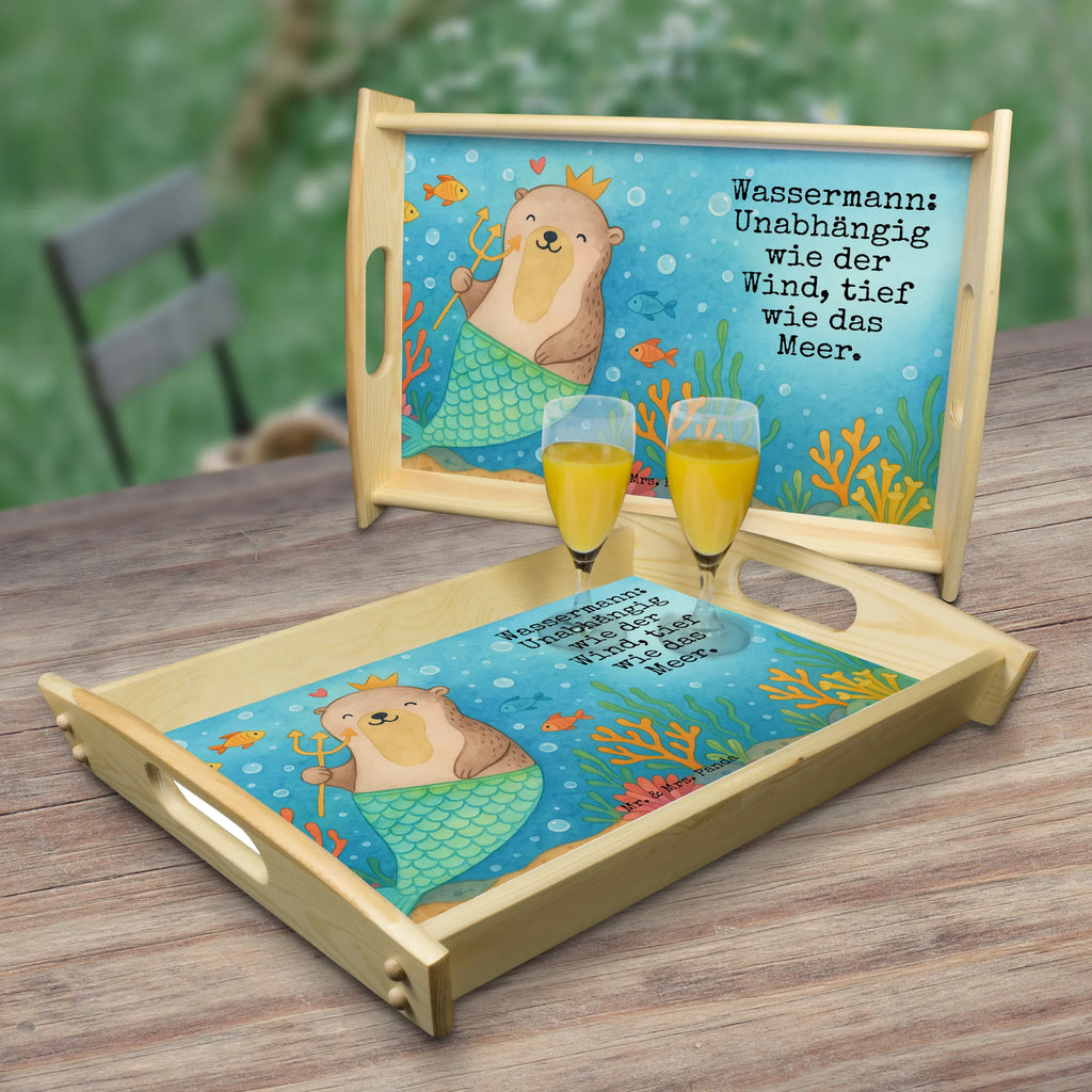 Serviertablett Wassermann Astrologie Design Serviertablett, Tablett, Holztablett, Küchentablett, Dekotablett, Frühstückstablett, Tierkreiszeichen, Sternzeichen, Horoskop, Astrologie, Aszendent, Wassermann, Geburtstagsgeschenk, Geschenk