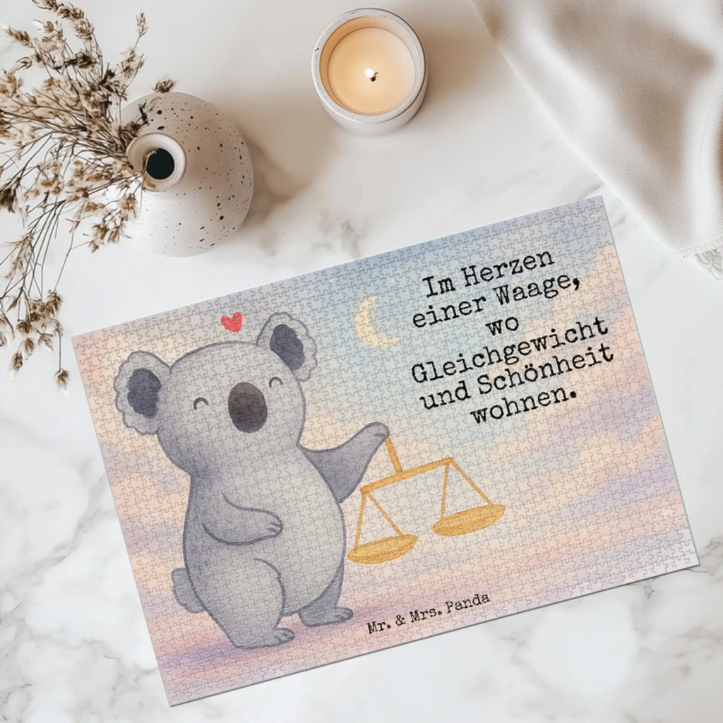 Puzzle Scale Astrology Design Puzzle, Tierkreiszeichen, Sternzeichen, Horoskop, Astrologie, Aszendent, Geschenk, Waage, Geburtstagsgeschenk, Geschenk zum Geburtstag