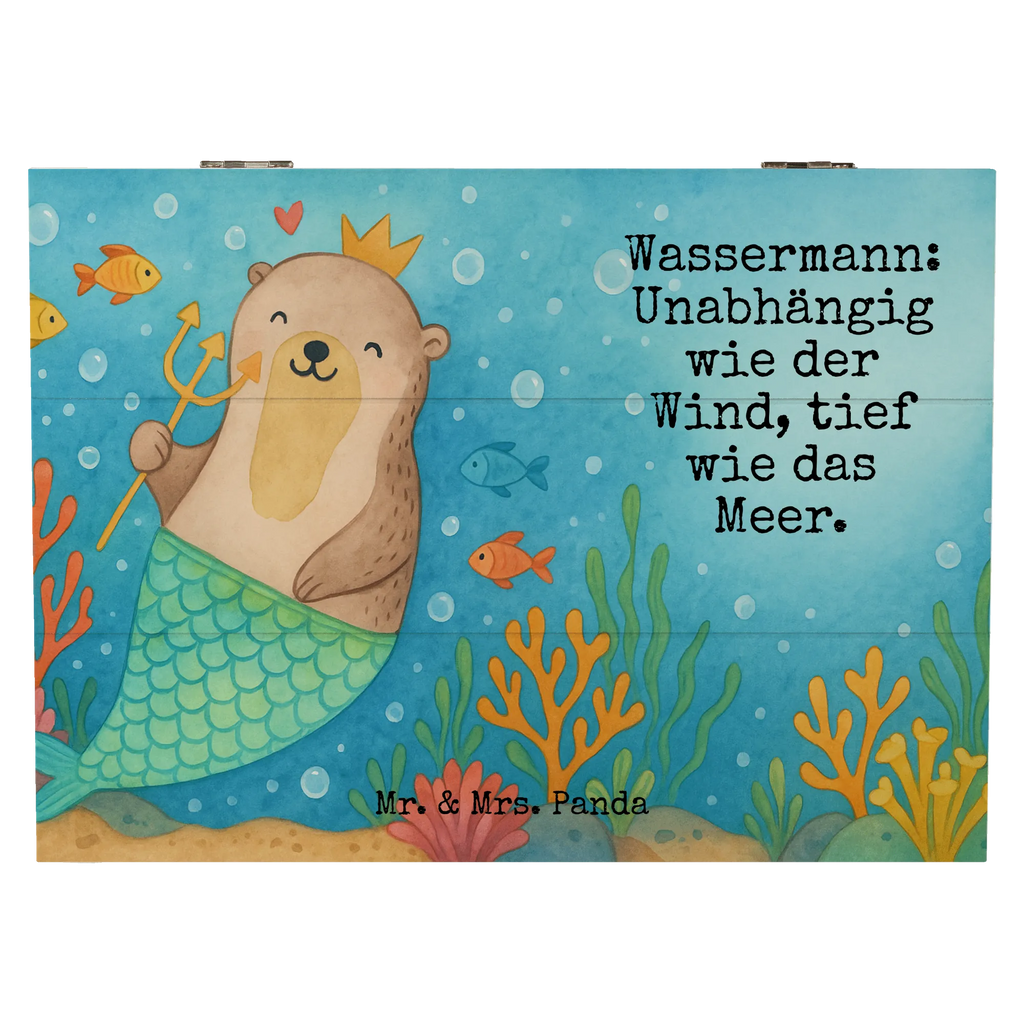 Holzkiste Wassermann Astrologie Design Holzkiste, Kiste, Schatzkiste, Truhe, Schatulle, XXL, Erinnerungsbox, Erinnerungskiste, Dekokiste, Aufbewahrungsbox, Geschenkbox, Geschenkdose, Tierkreiszeichen, Sternzeichen, Horoskop, Astrologie, Aszendent, Wassermann, Geburtstagsgeschenk, Geschenk