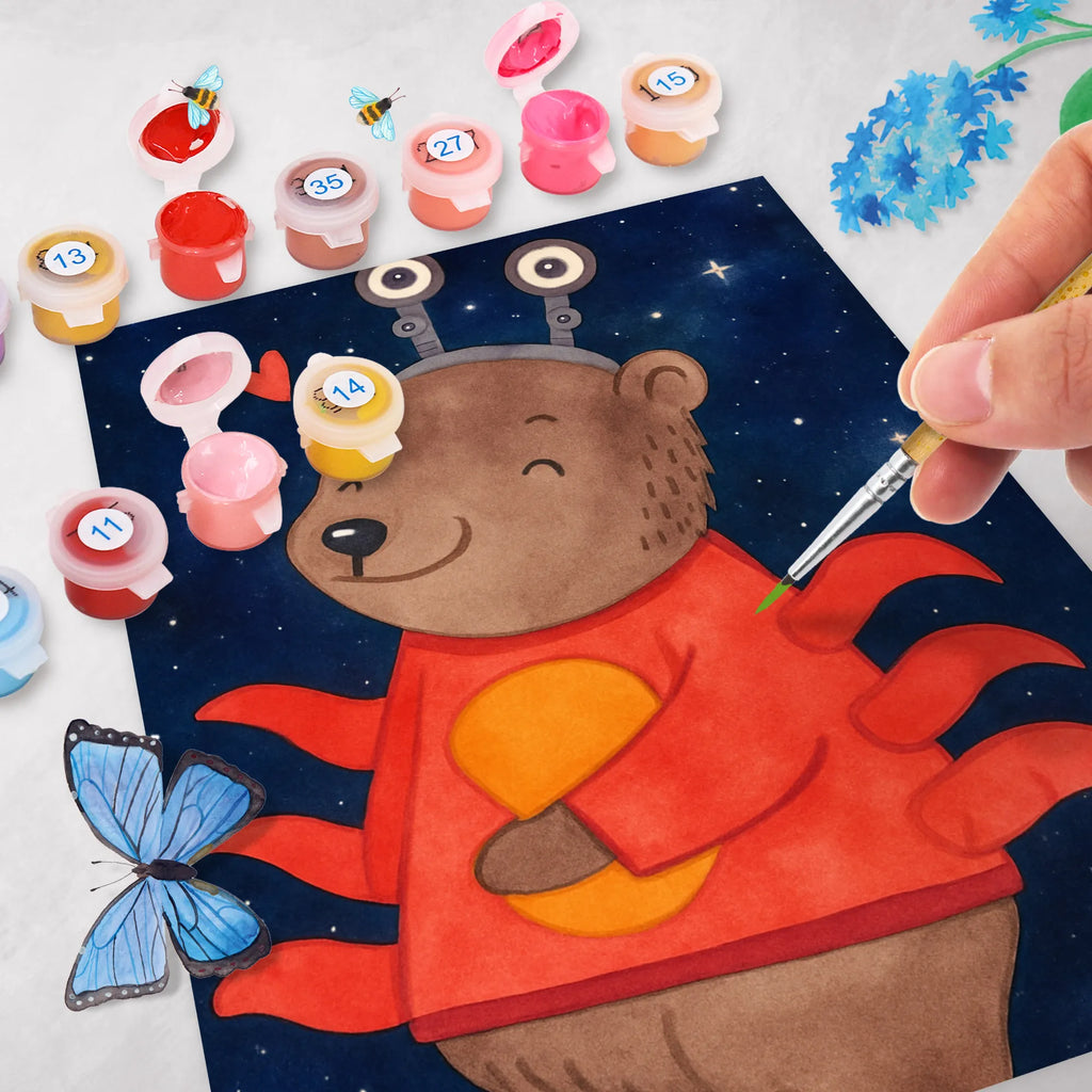 Malowanie według numerów krab Astrologia Design Kunstwerk, Kreativität, Künstler, DIY, Ausmalbild, Baseln, Bastelidee, Malen, Malen nach Zahlen, Tierkreiszeichen, Sternzeichen, Horoskop, Astrologie, Aszendent, Geschenk, Geburtstagsgeschenk, Krebs