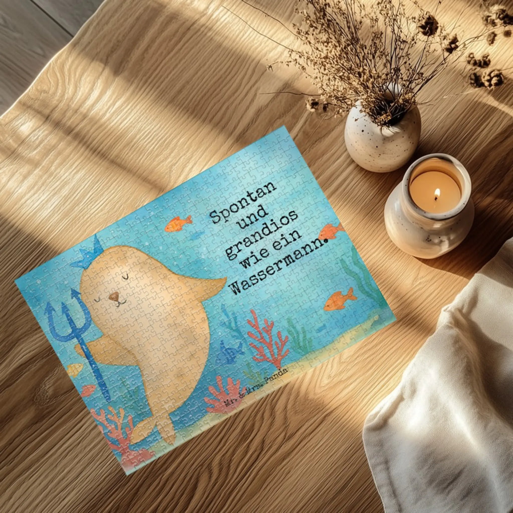 Puzzle znak zodiaku Wodnik Design Puzzle, Tierkreiszeichen, Sternzeichen, Horoskop, Astrologie, Aszendent, Wassermann Geschenk, Wassermann Sternzeichen, Geschenk Februar, Meermann, Geburtstag Januar, Geschenk Januar, Geburtstag Februar, Meer Geschenk, Nix