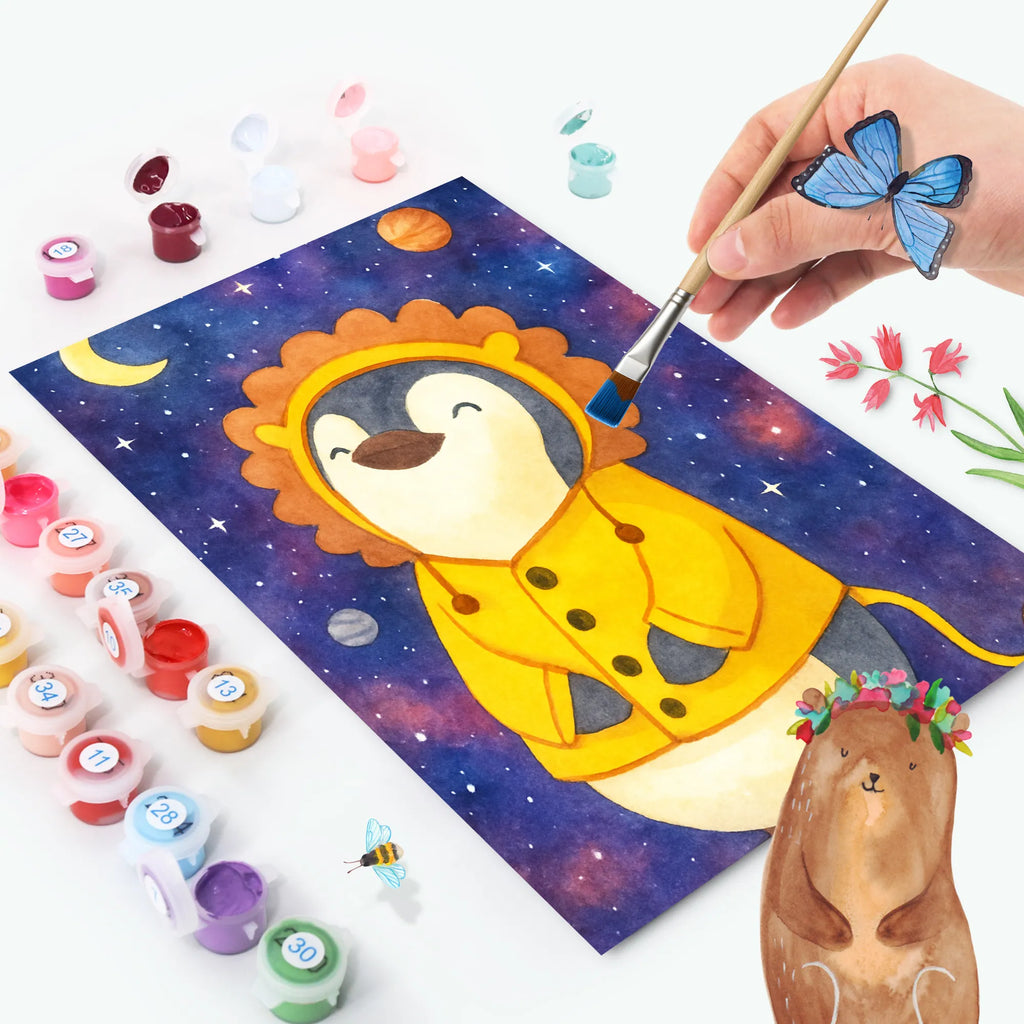 Malowanie według numerów lew astrologia Design Kreativität, Malen nach Zahlen, Bastelidee, Kunstwerk, DIY, Baseln, Ausmalbild, Malen, Künstler, Tierkreiszeichen, Sternzeichen, Horoskop, Astrologie, Aszendent, Löwe, Geschenkidee zum Geburtstag, Geburtstagsgeschenk, Sternzeichen Löwe