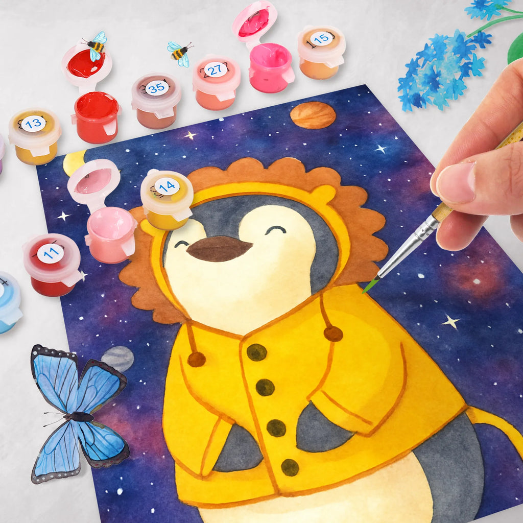 Malowanie według numerów lew astrologia Design Kreativität, Malen nach Zahlen, Bastelidee, Kunstwerk, DIY, Baseln, Ausmalbild, Malen, Künstler, Tierkreiszeichen, Sternzeichen, Horoskop, Astrologie, Aszendent, Löwe, Geschenkidee zum Geburtstag, Geburtstagsgeschenk, Sternzeichen Löwe