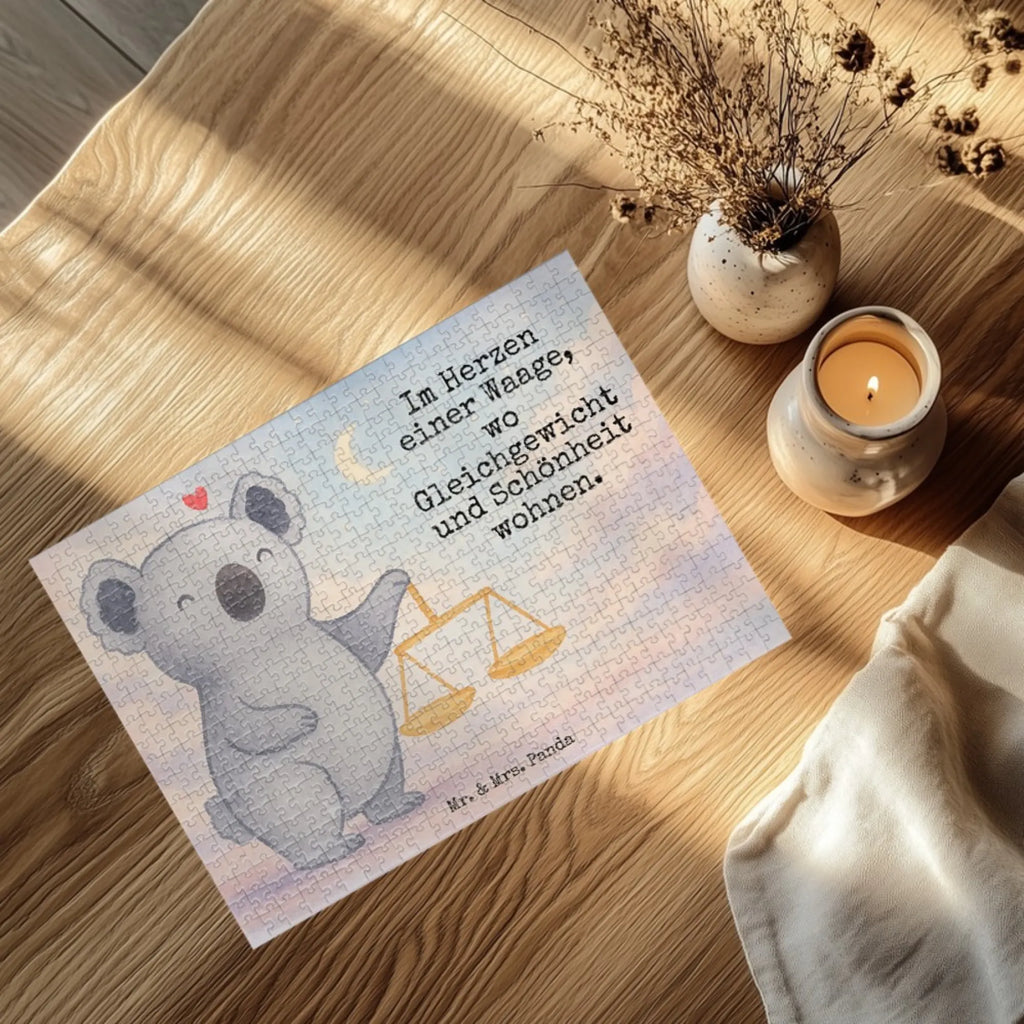 Puzzle Scale Astrology Design Puzzle, Tierkreiszeichen, Sternzeichen, Horoskop, Astrologie, Aszendent, Geschenk, Waage, Geburtstagsgeschenk, Geschenk zum Geburtstag