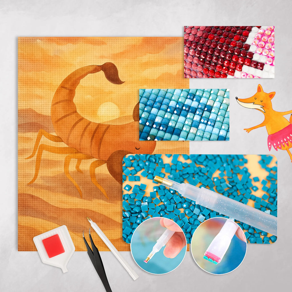 Diamond Painting Star sign Scorpio Design constellations, birthdays, astrology, zodiac, date of birth, month of birth, scorpion star sign, scorpion gift, gift november, birthday november, gift october, birthday october, scorpions