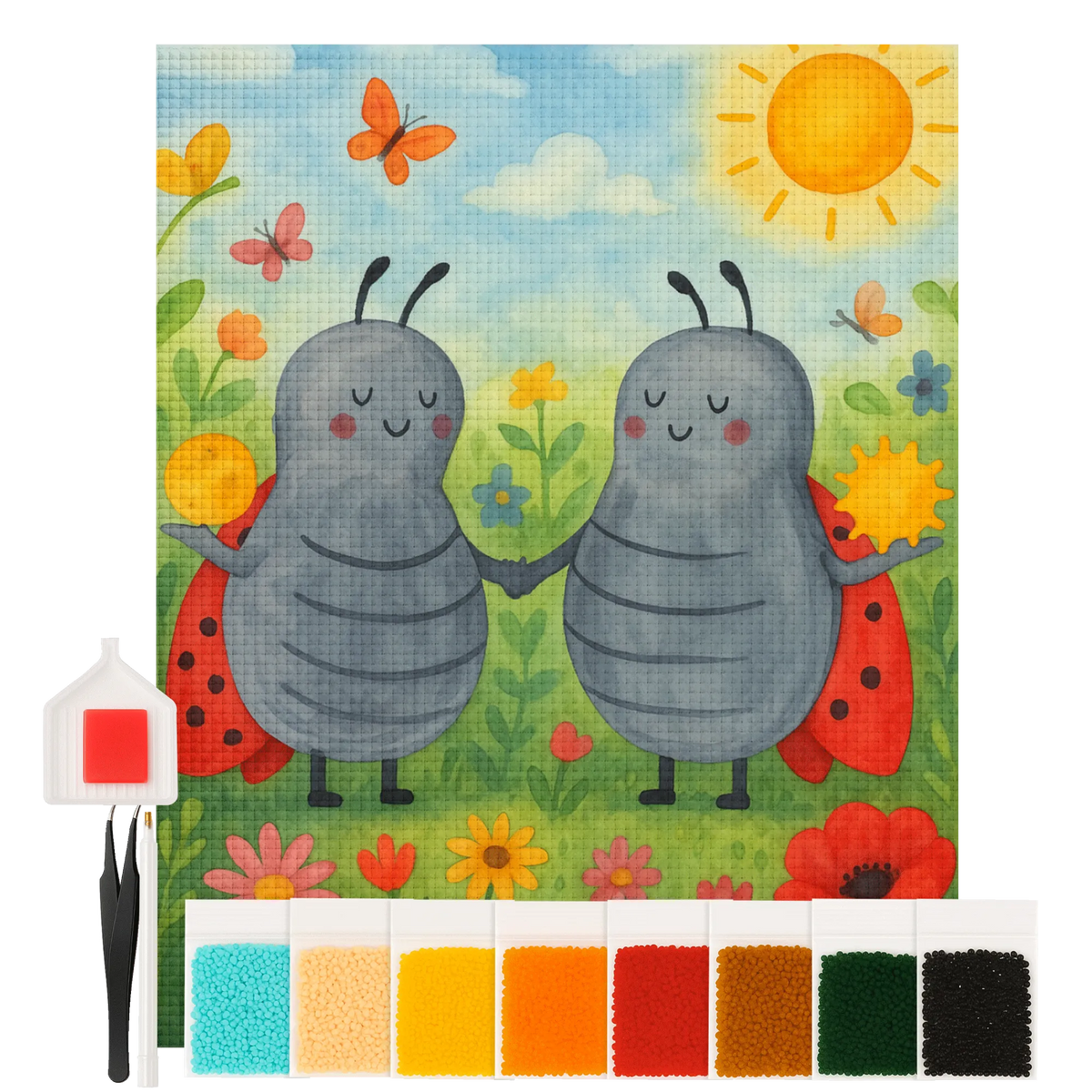 Diamond Painting Star sign twin Design constellations, birthdays, astrology, zodiac, date of birth, month of birth, birthday may, twins, lucky beetle, gift june, ladybird, twin gift, twin zodiac sign, twin sister, twin brother, gift may