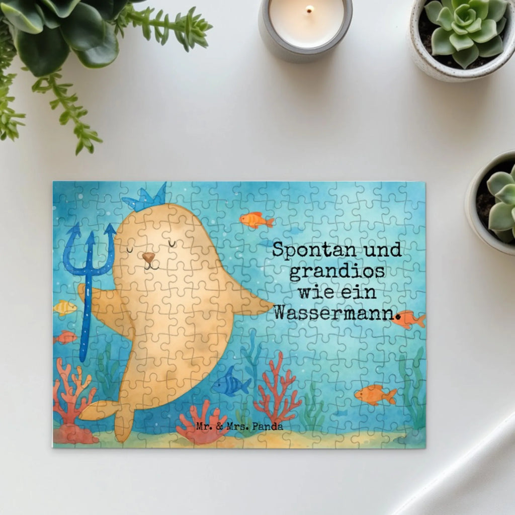 Puzzle znak zodiaku Wodnik Design Puzzle, Tierkreiszeichen, Sternzeichen, Horoskop, Astrologie, Aszendent, Wassermann Geschenk, Wassermann Sternzeichen, Geschenk Februar, Meermann, Geburtstag Januar, Geschenk Januar, Geburtstag Februar, Meer Geschenk, Nix